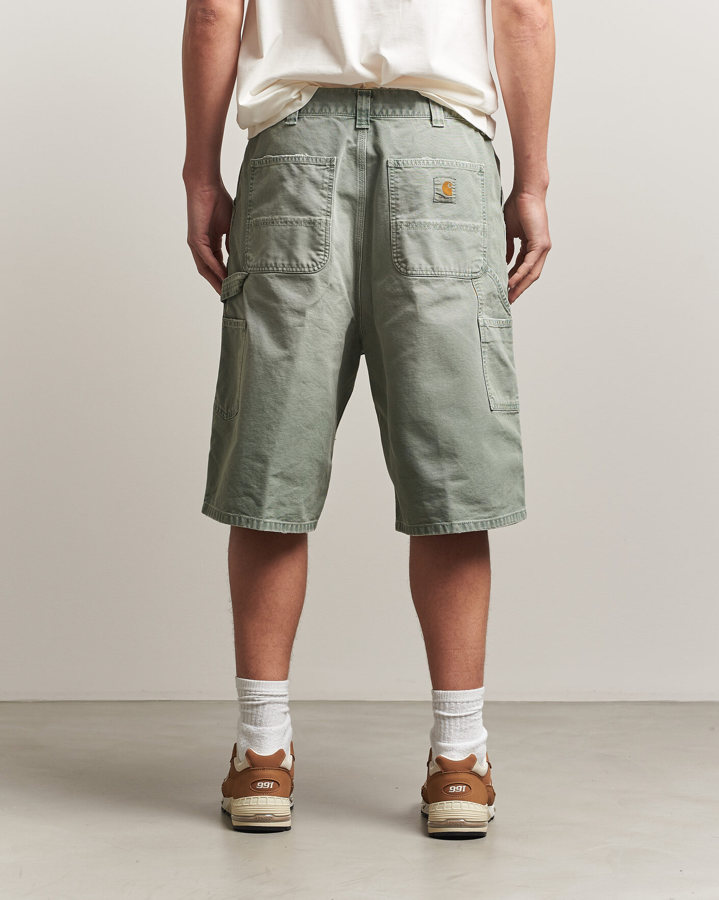 Homme | Shorts | Carhartt WIP | OG Dearborn Canvas Double Knee Shorts Shady Green