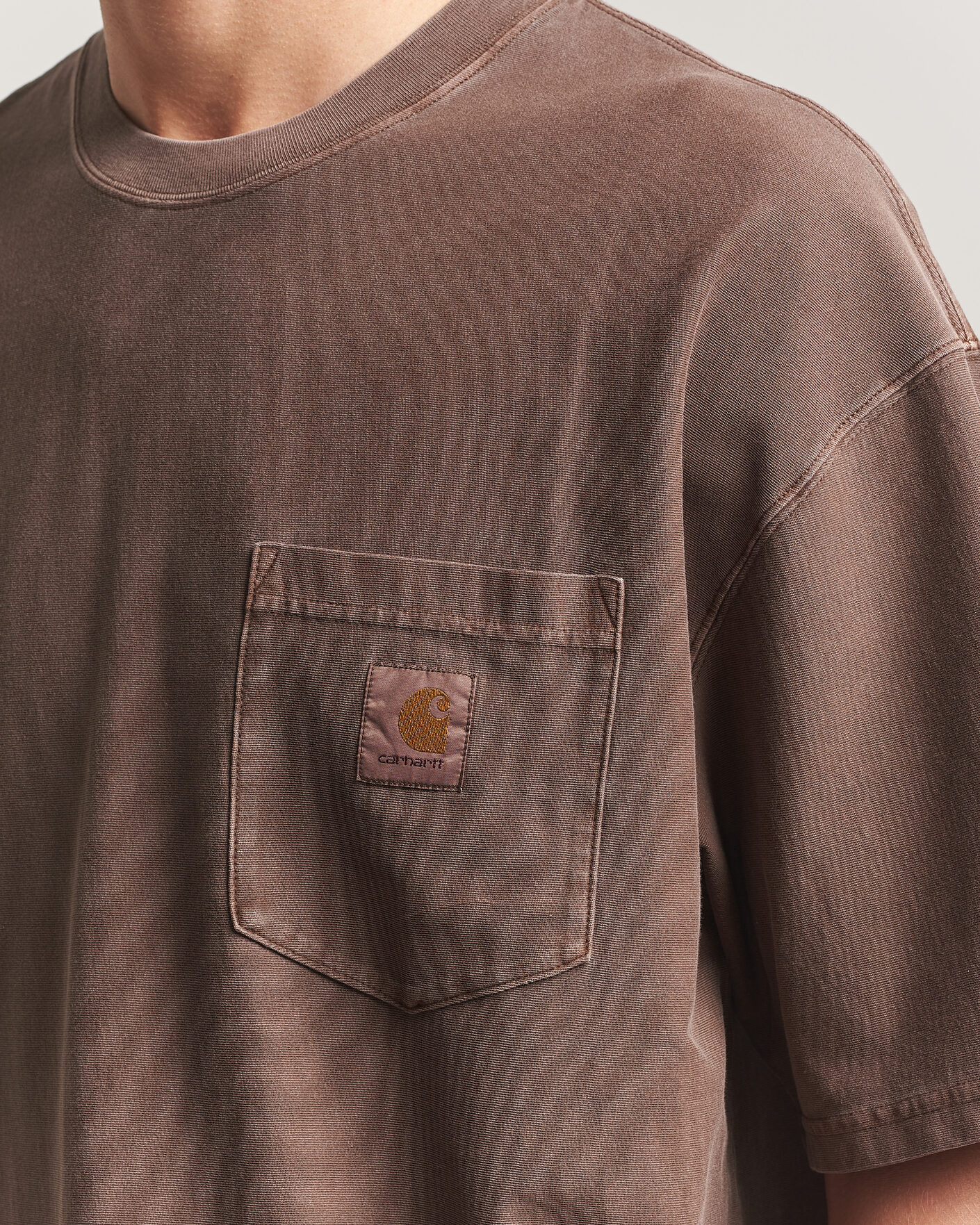 Heren | T-shirts | Carhartt WIP | Loose Pocket T-Shirt Tobacco