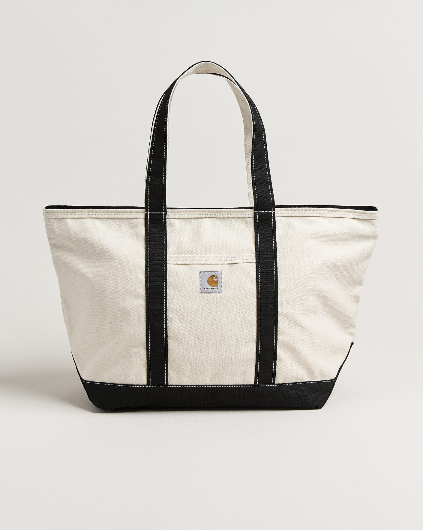 Heren | Tassen | Carhartt WIP | Canvas Beach Tote Natural/Black