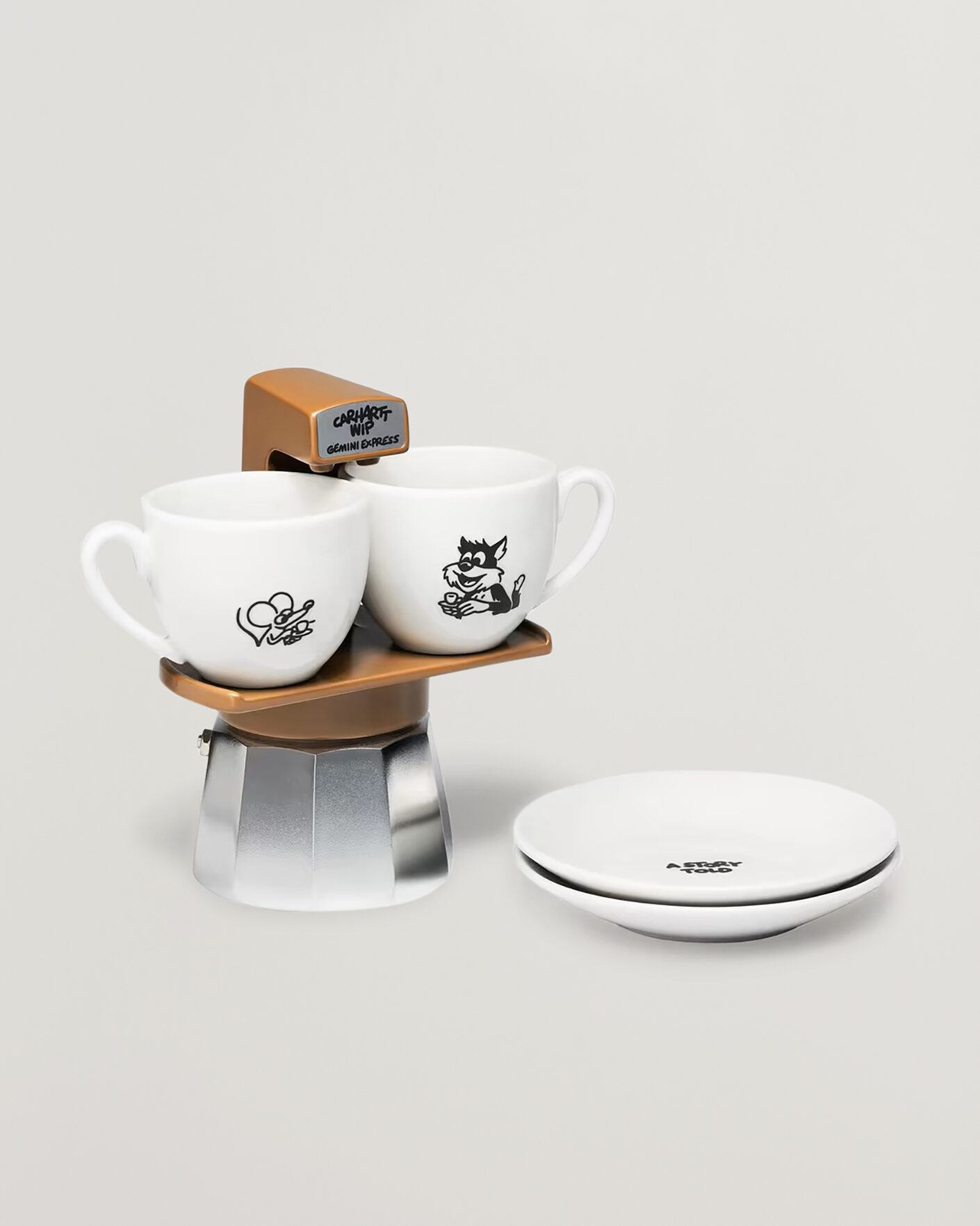 Heren | Thuis | Carhartt WIP | Gemini Express Coffee Break Espresso Maker Brown