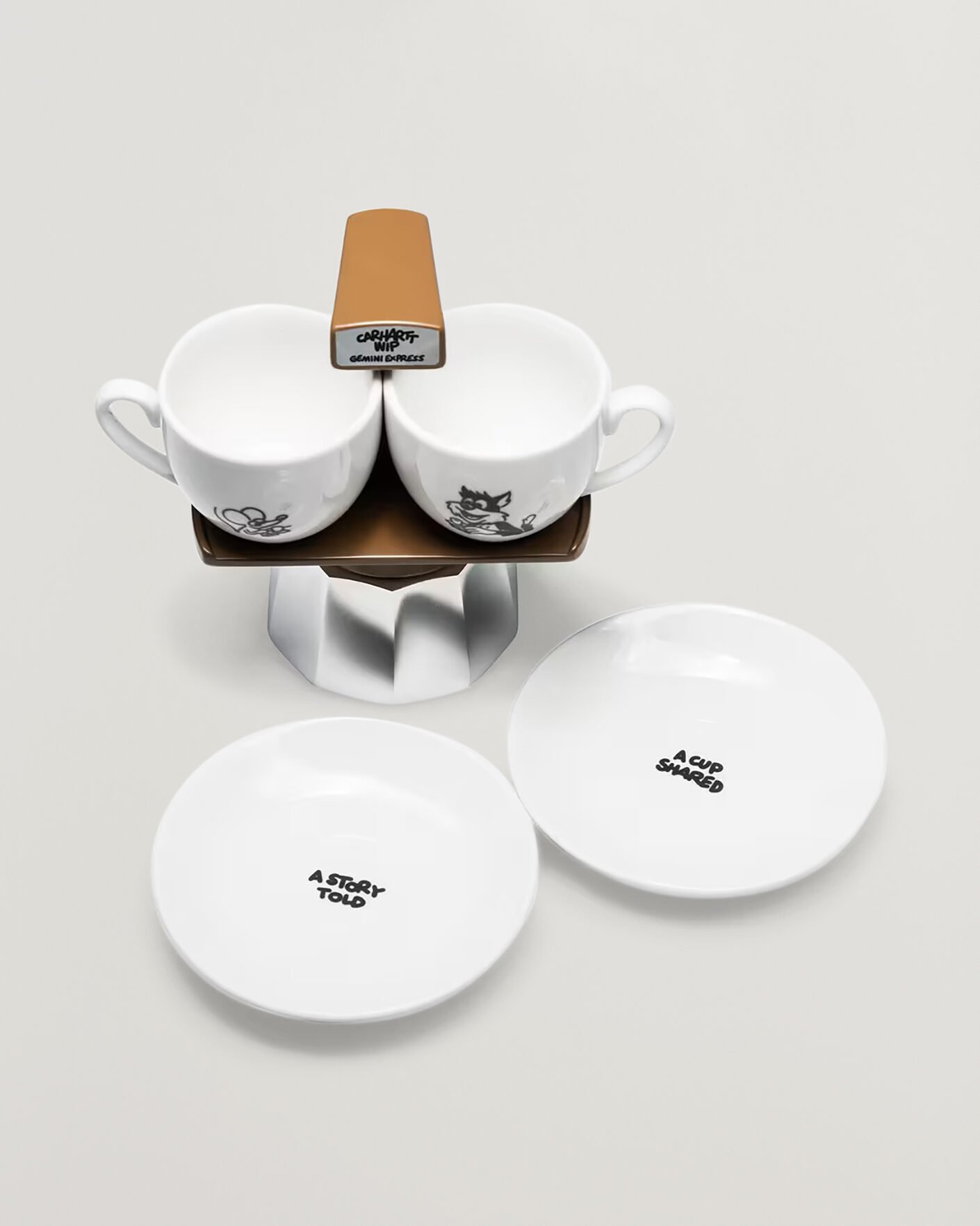Homme | Carhartt WIP Gemini Express Coffee Break Espresso Maker Brown | Carhartt WIP | Gemini Express Coffee Break Espresso Maker Brown