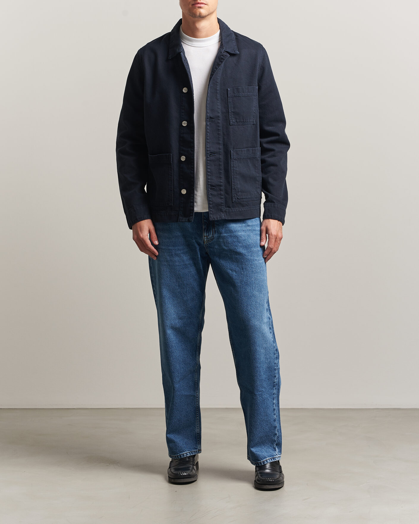 Homme | Chemises | Samsøe Samsøe | New Worker Overshirt Salute Navy