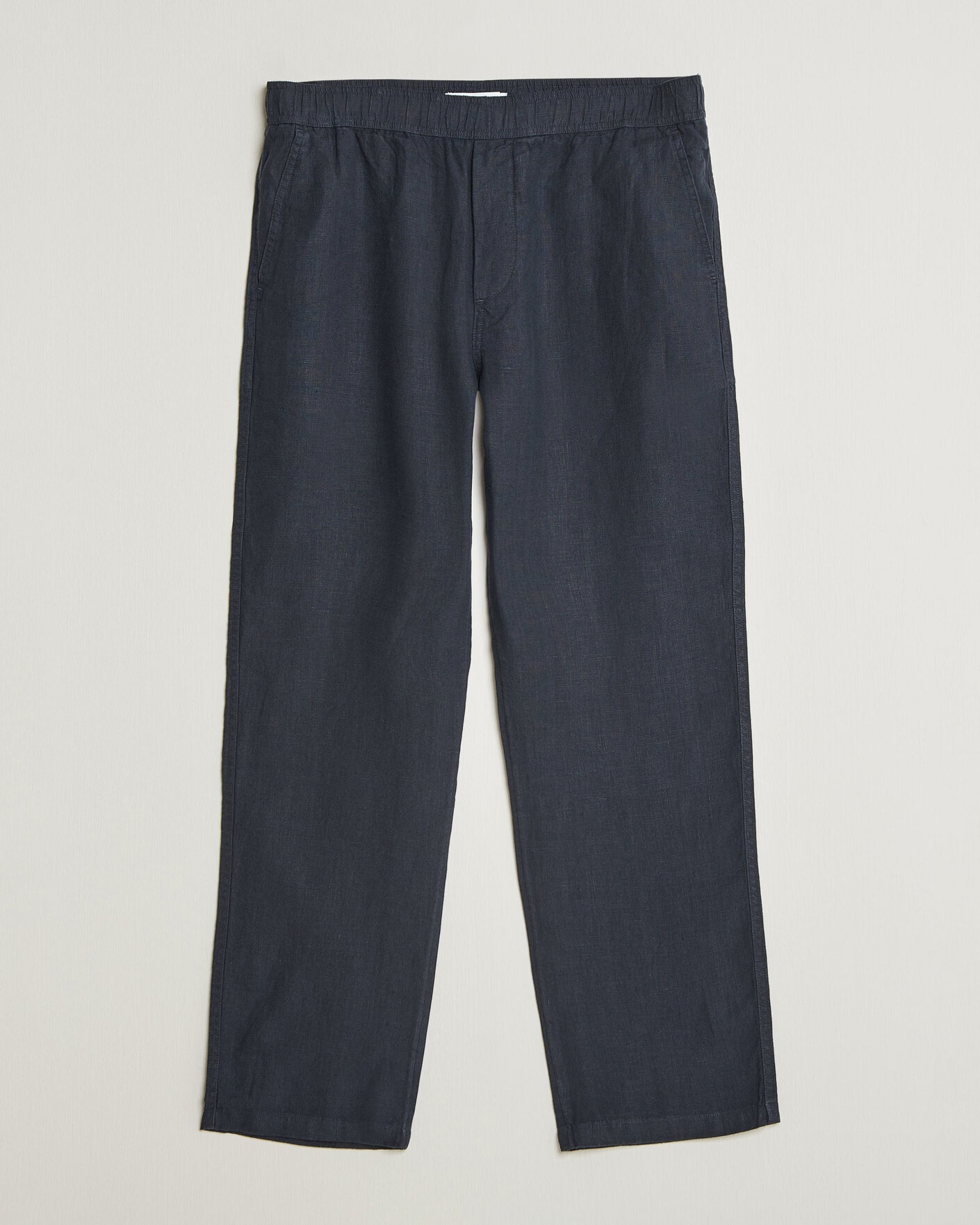 Heren | Broeken | Samsøe Samsøe | Jabari Linen Drawstring Trousers Salute Navy