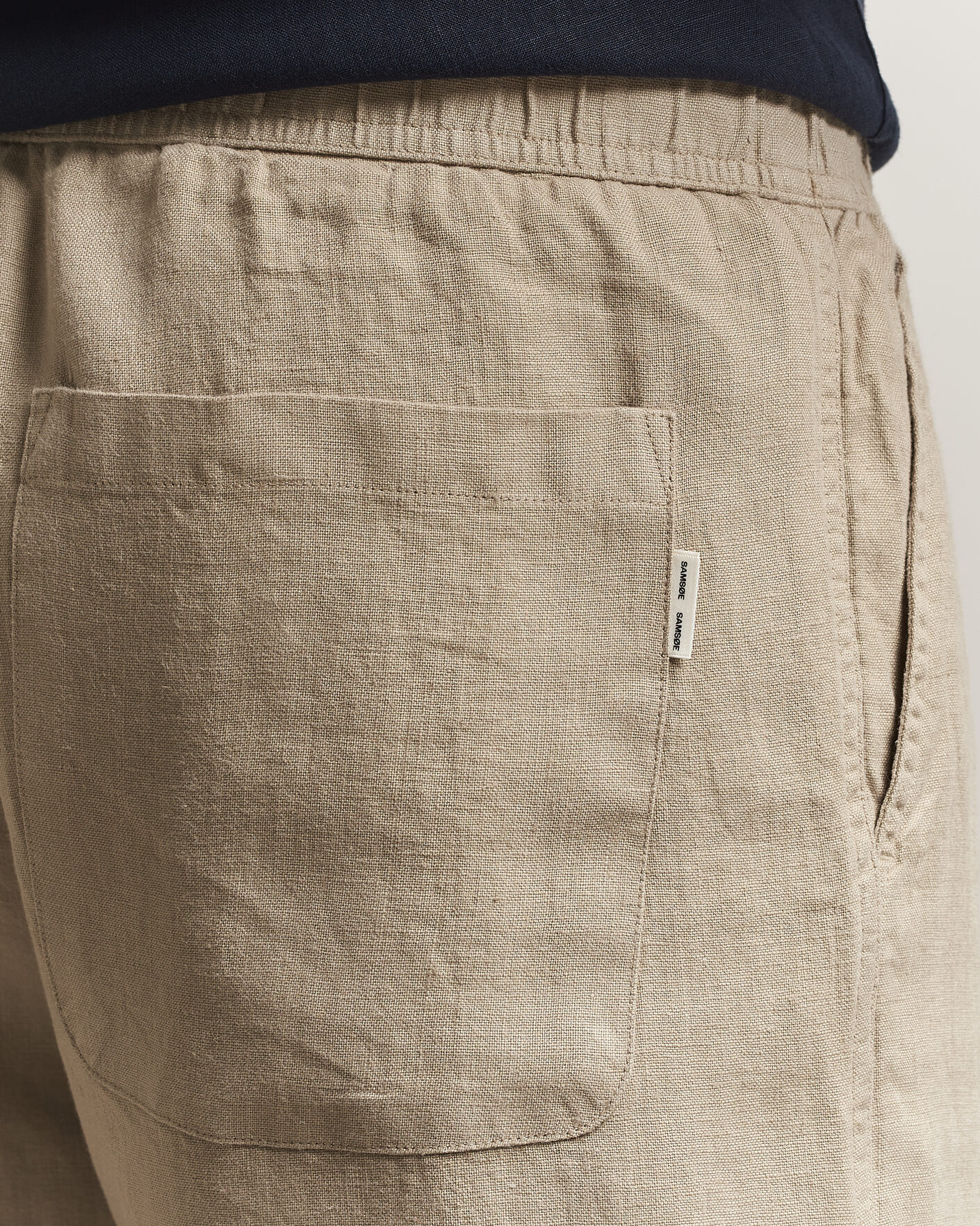Homme | Shorts | Samsøe Samsøe | Jabari Linen Drawstring Shorts Aluminum