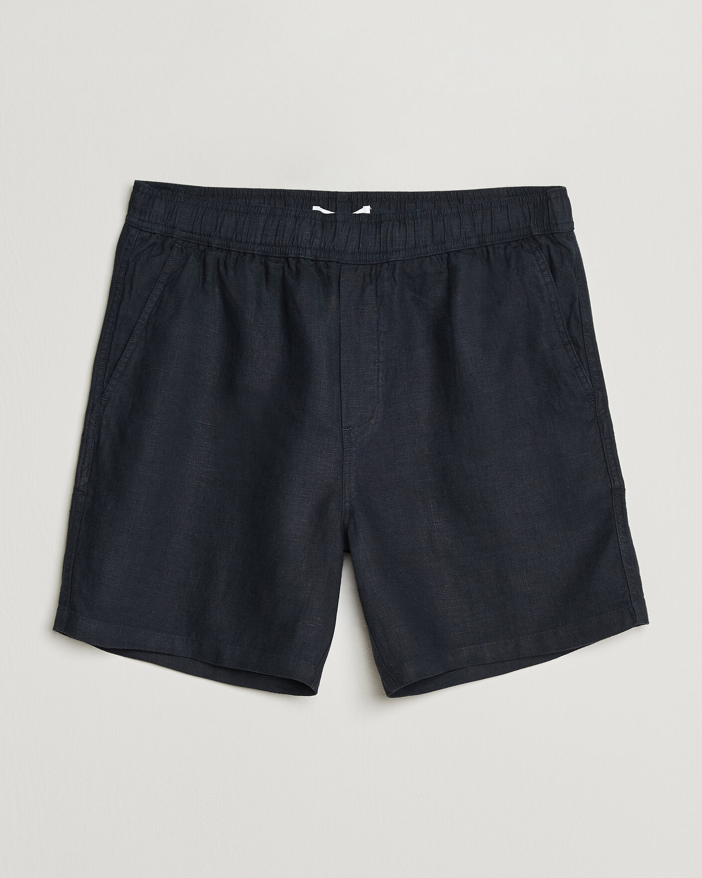 Homme | Shorts | Samsøe Samsøe | Jabari Linen Drawstring Shorts Salute Navy