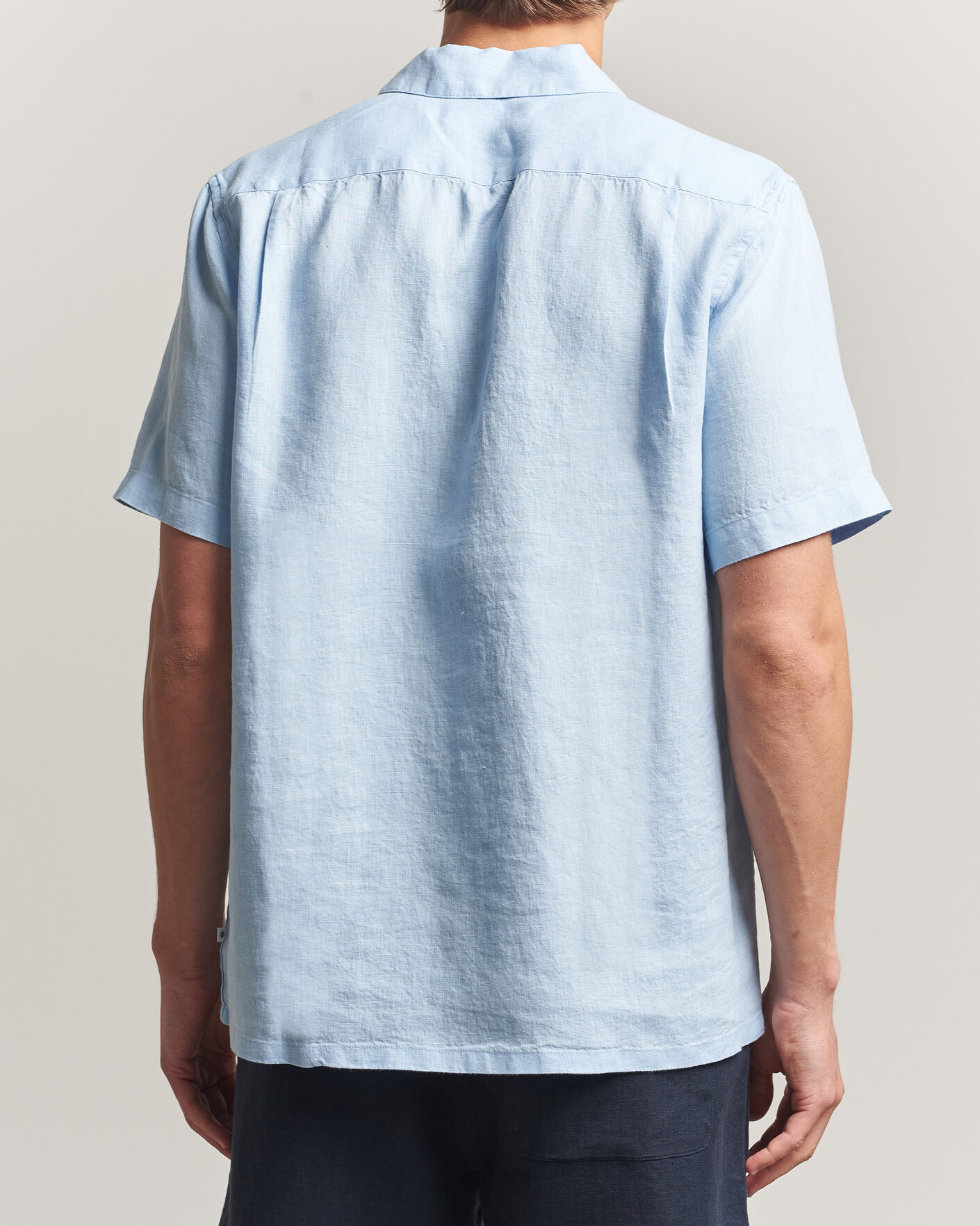 Heren | Overhemden | Samsøe Samsøe | Avan Linen Short Sleeve Shirt Windsurfer