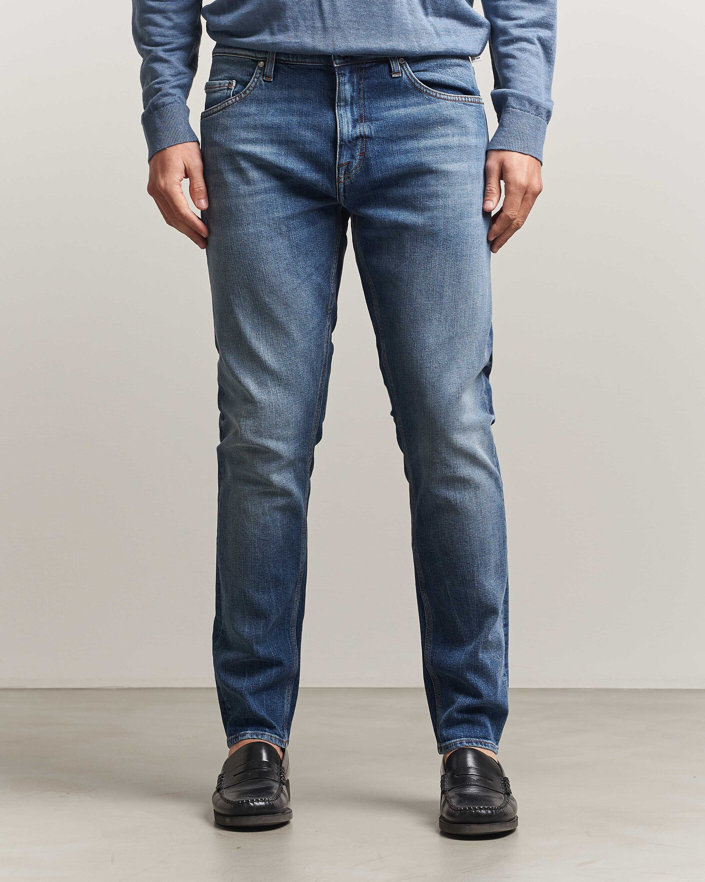 Homme | Pantalons | Tiger of Sweden | Pistolero Jeans Medium Blue