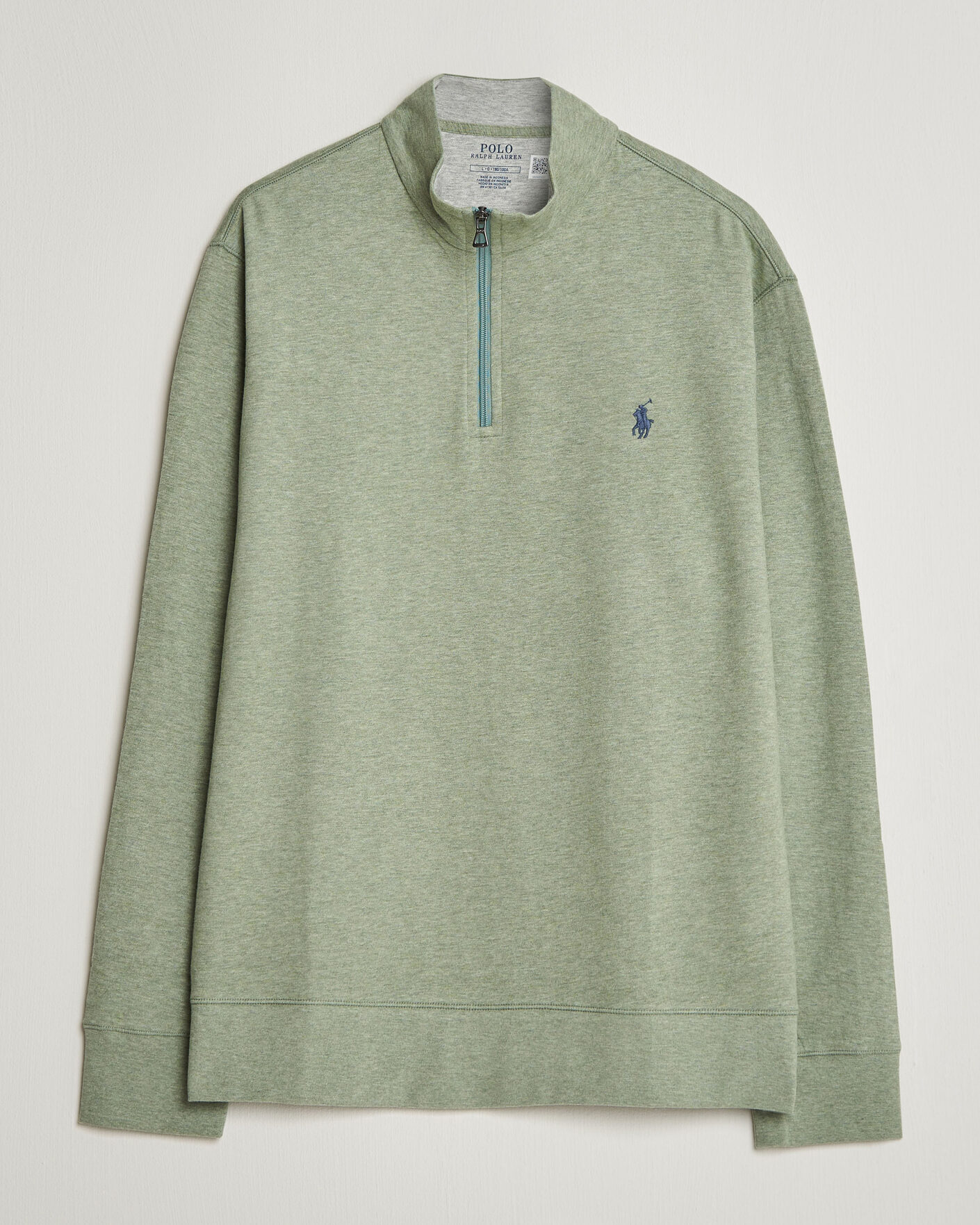 Homme | Pulls Et Tricots | Polo Ralph Lauren | Double Knit Half Zip Greenery Heather