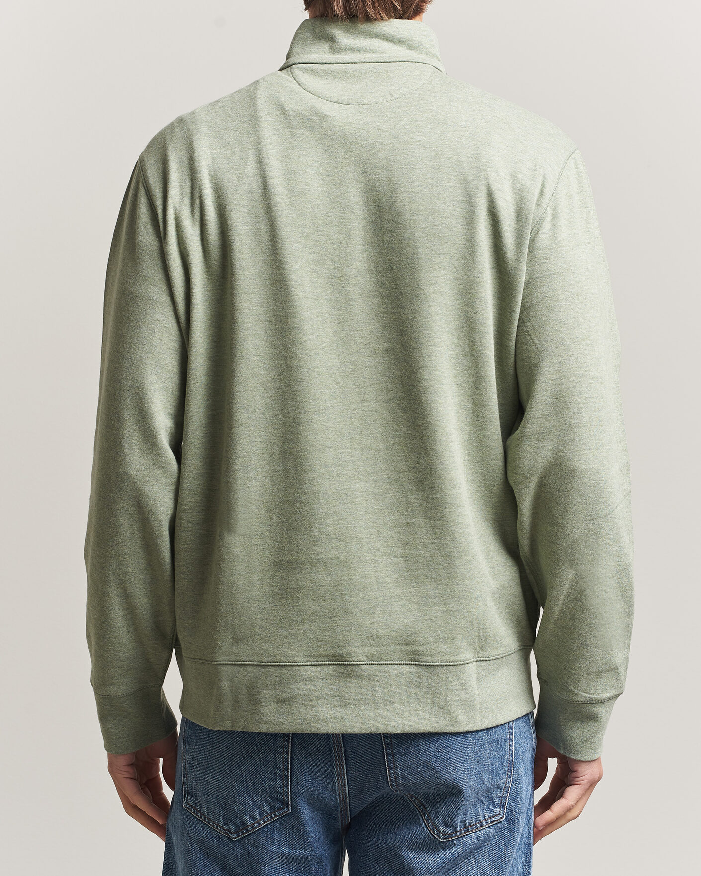 Homme | Pulls Et Tricots | Polo Ralph Lauren | Double Knit Half Zip Greenery Heather