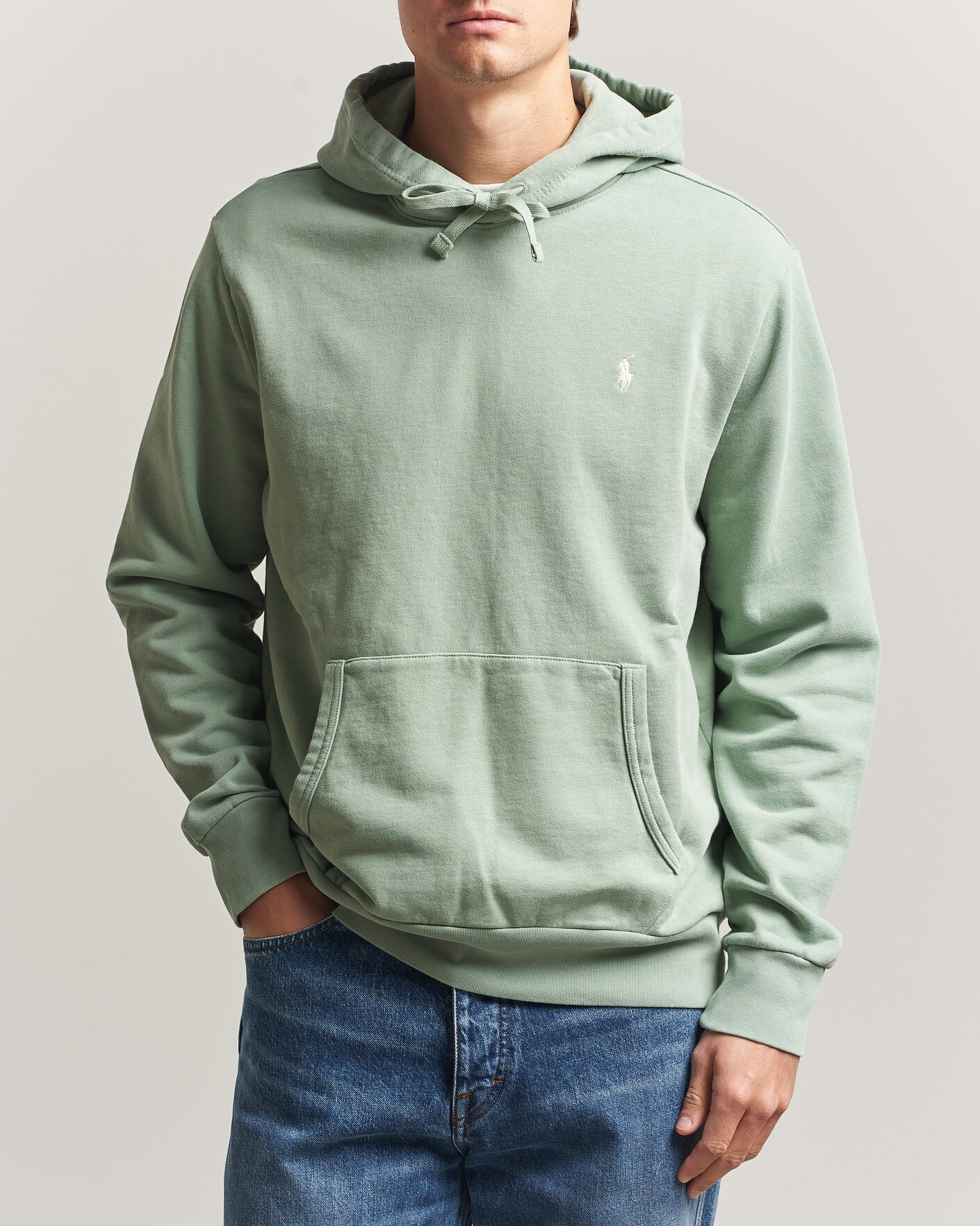 Heren | Truien | Polo Ralph Lauren | Loopback Terry Hood Light Green