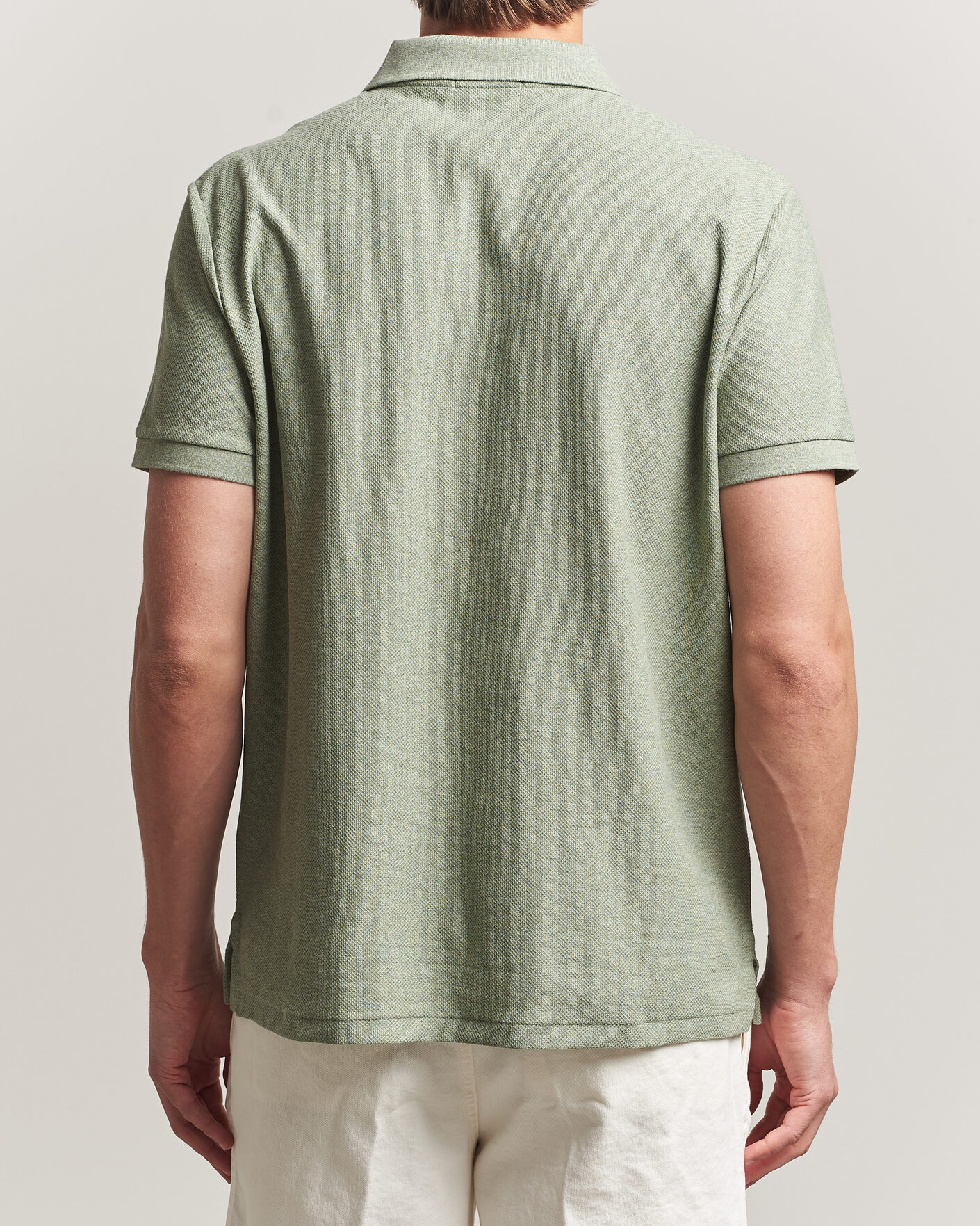 Homme | Polos | Polo Ralph Lauren | Honeycomb Texture Polo Greenery Heather