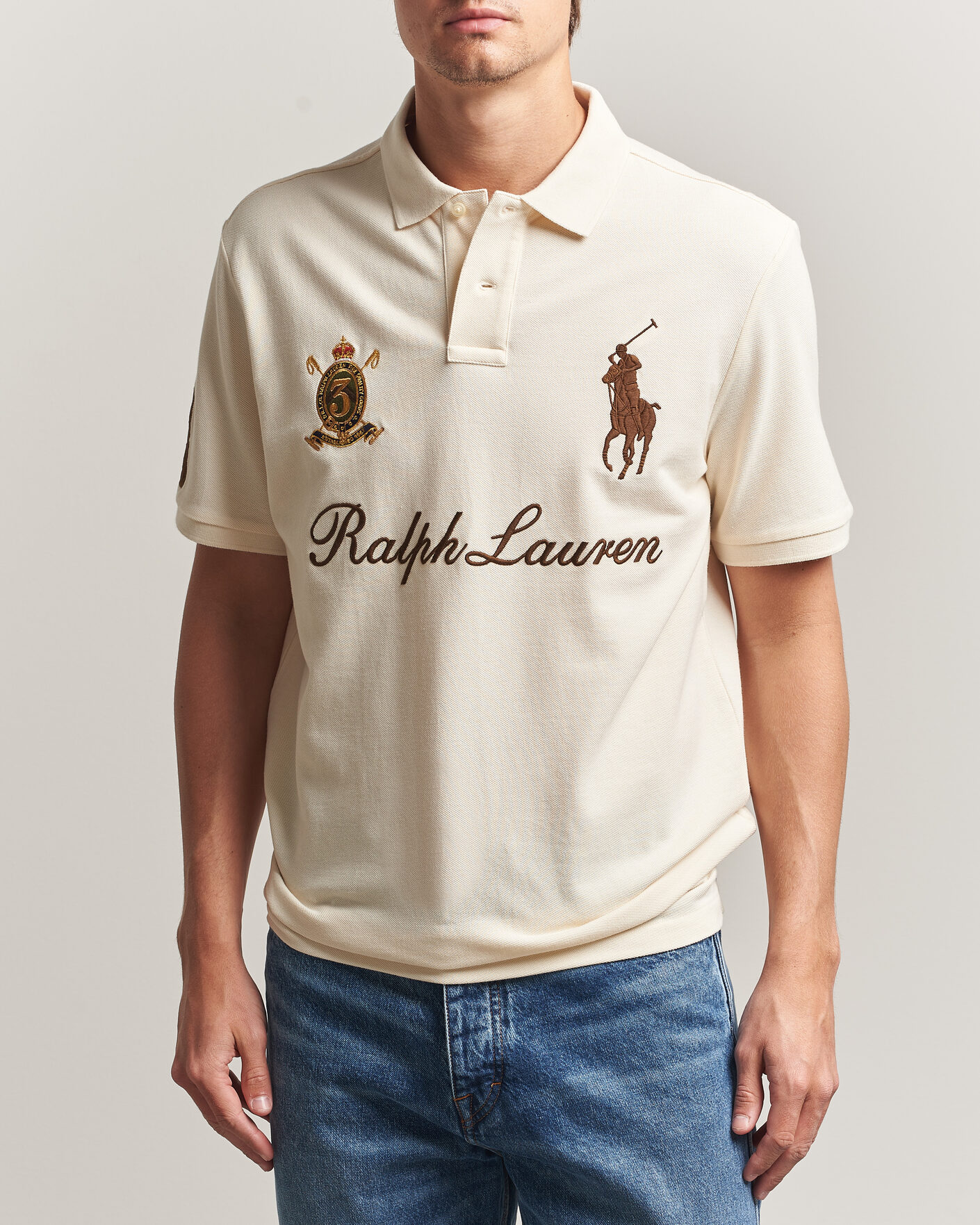 Heren | Polo's | Polo Ralph Lauren | Classic Fit Team Polo Guide Cream