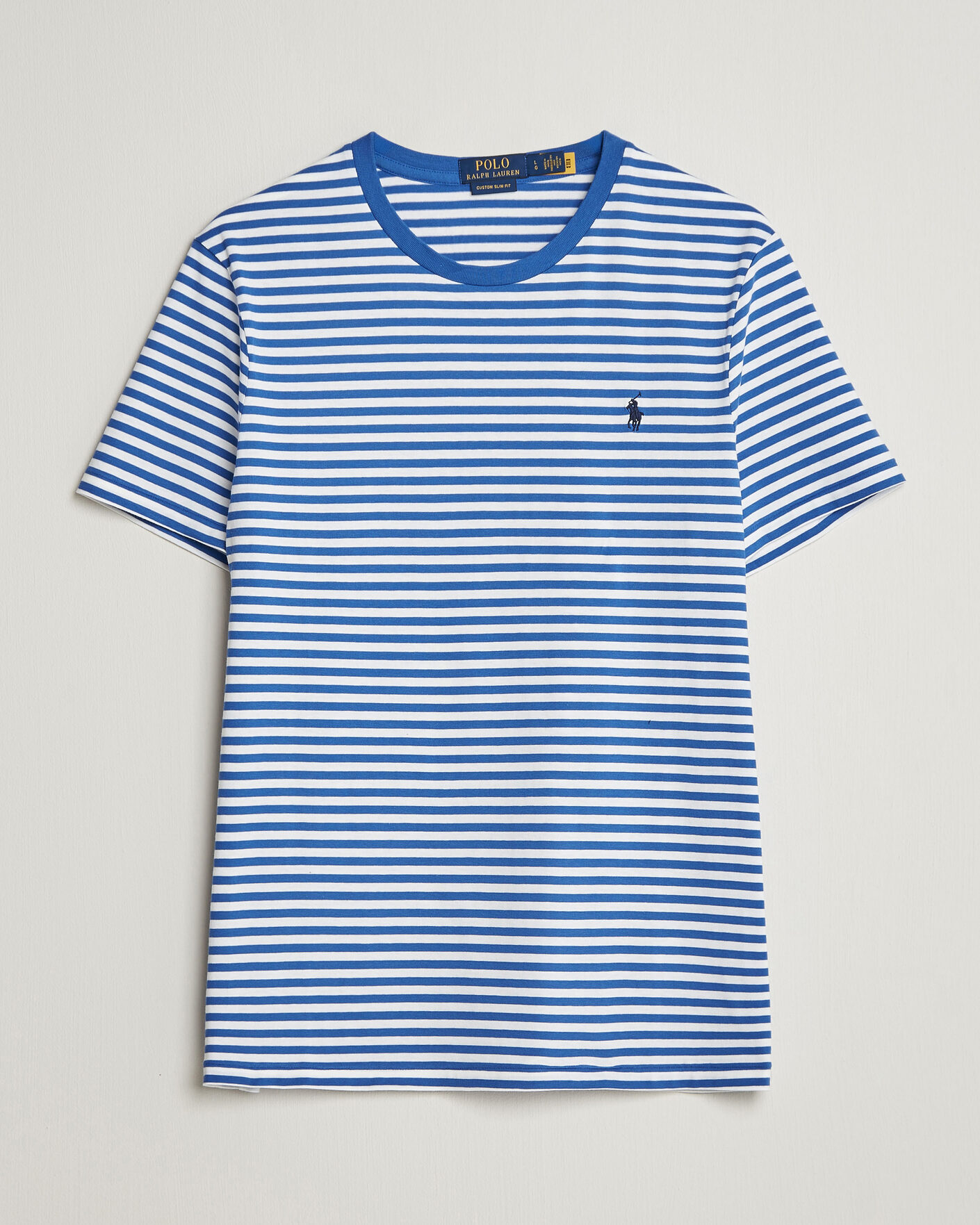 Homme | T-shirts | Polo Ralph Lauren | Crew Neck Striped T-shirt New Iris Blue/White