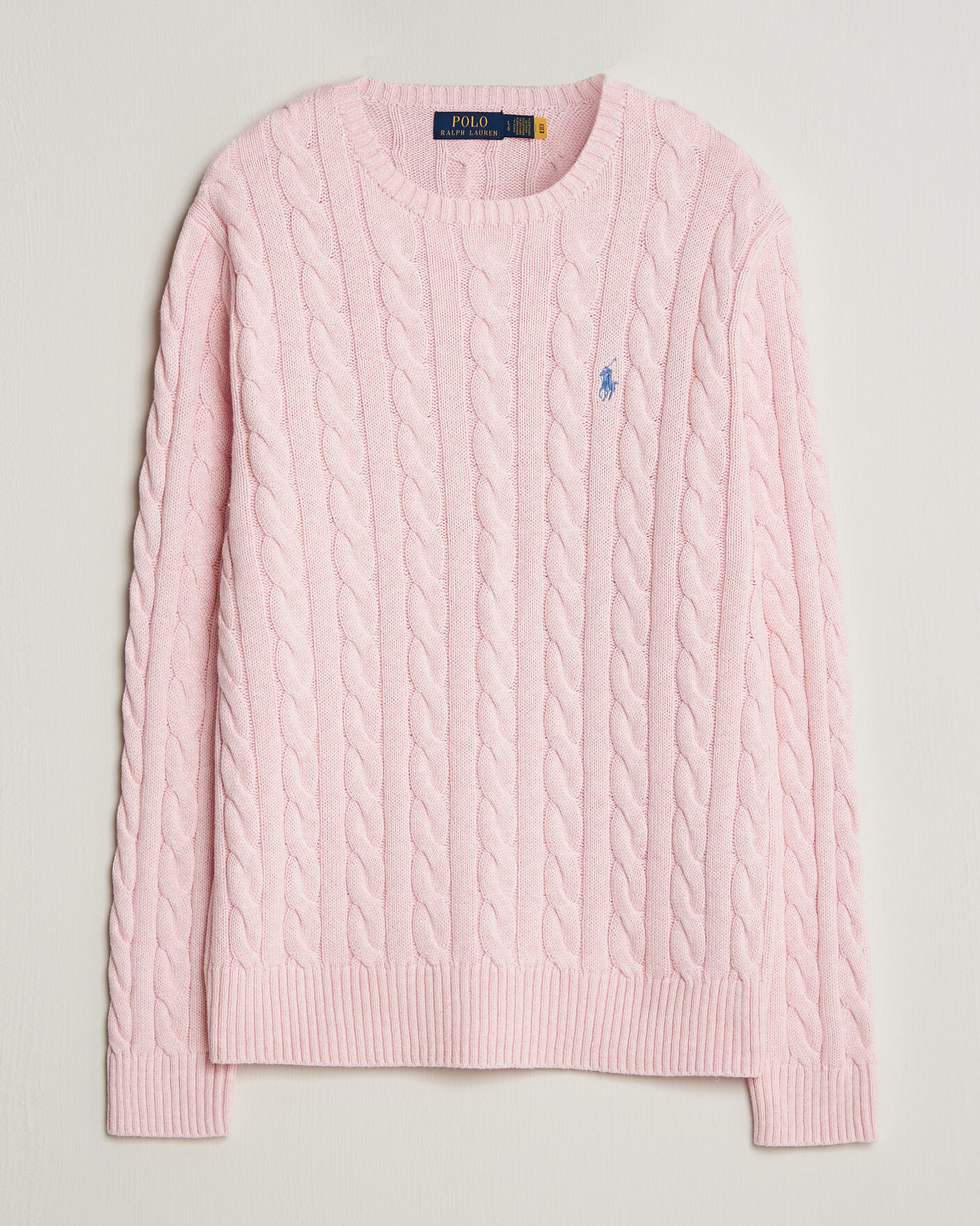 Homme | Pulls Et Tricots | Polo Ralph Lauren | Cotton Cable Pullover Ballet Pink Heather
