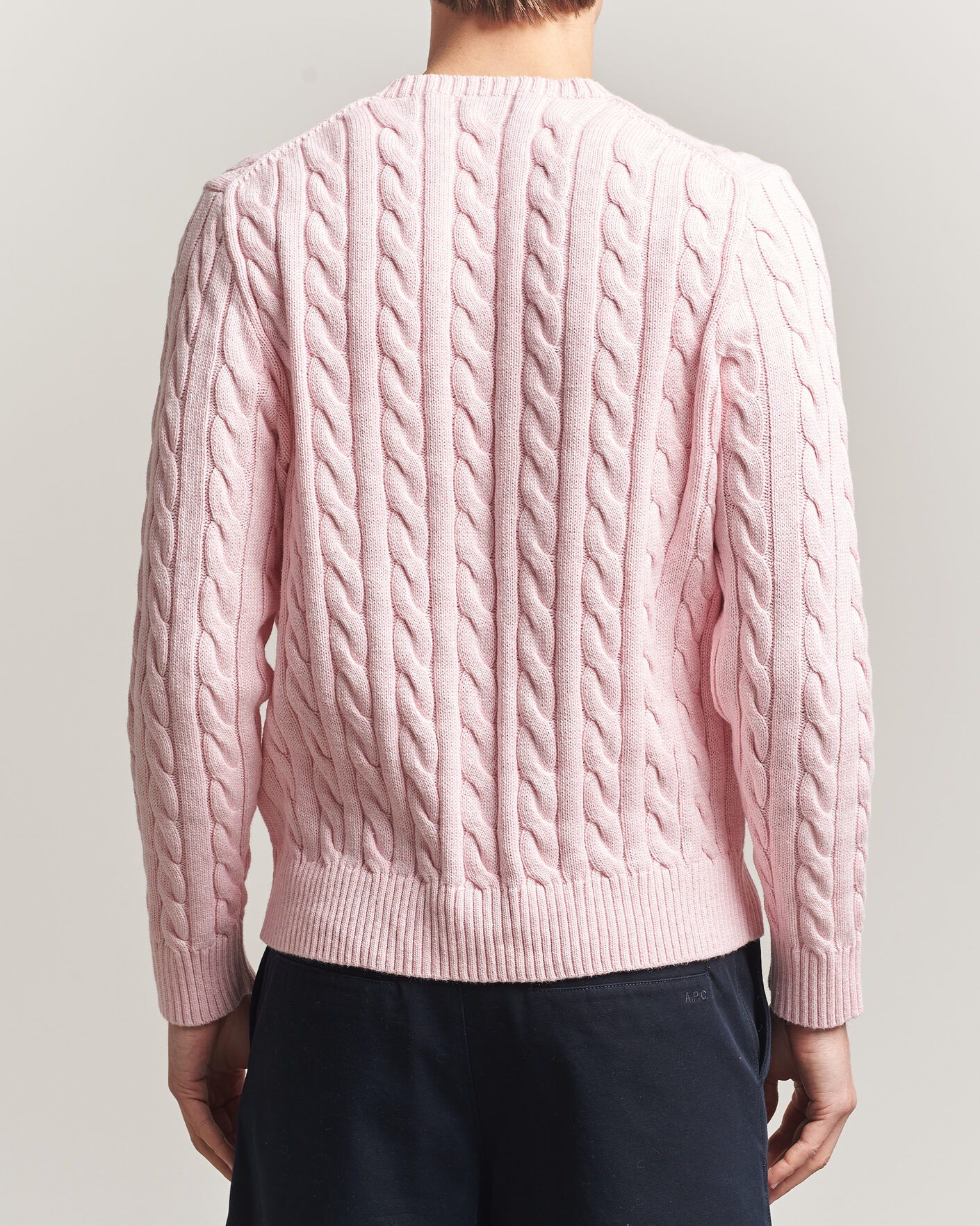 Homme | Pulls Et Tricots | Polo Ralph Lauren | Cotton Cable Pullover Ballet Pink Heather