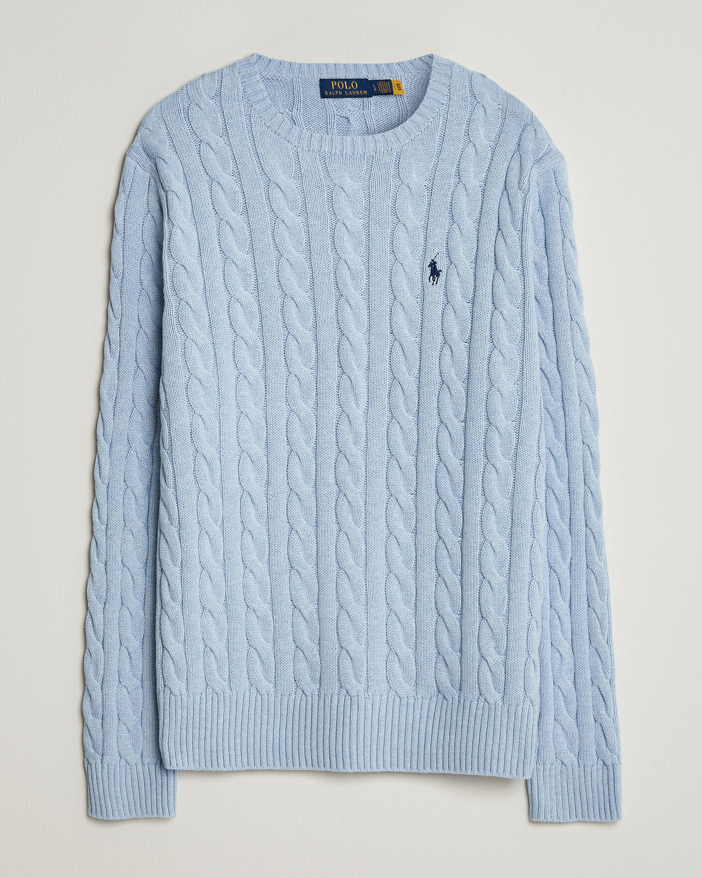 Homme | Pulls Et Tricots | Polo Ralph Lauren | Cotton Cable Pullover Blue Hyacinth Heather