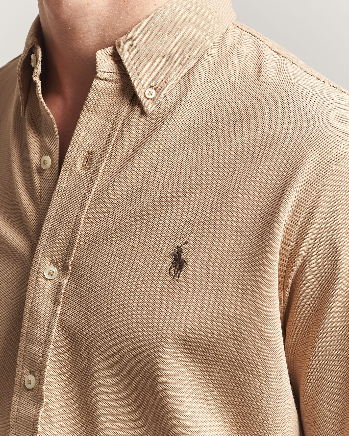 Homme | Chemises | Polo Ralph Lauren | Featherweight Mesh Shirt Vintage Khaki
