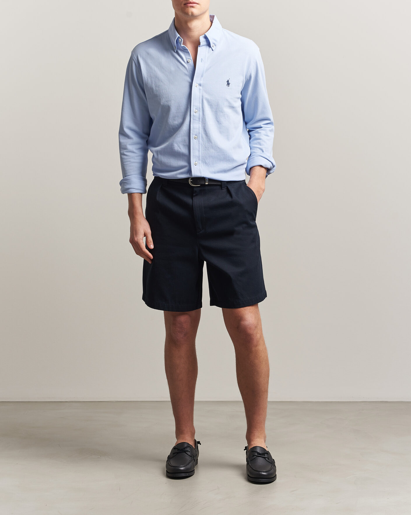 Homme | Chemises | Polo Ralph Lauren | Featherweight Mesh Shirt Pebble Blue