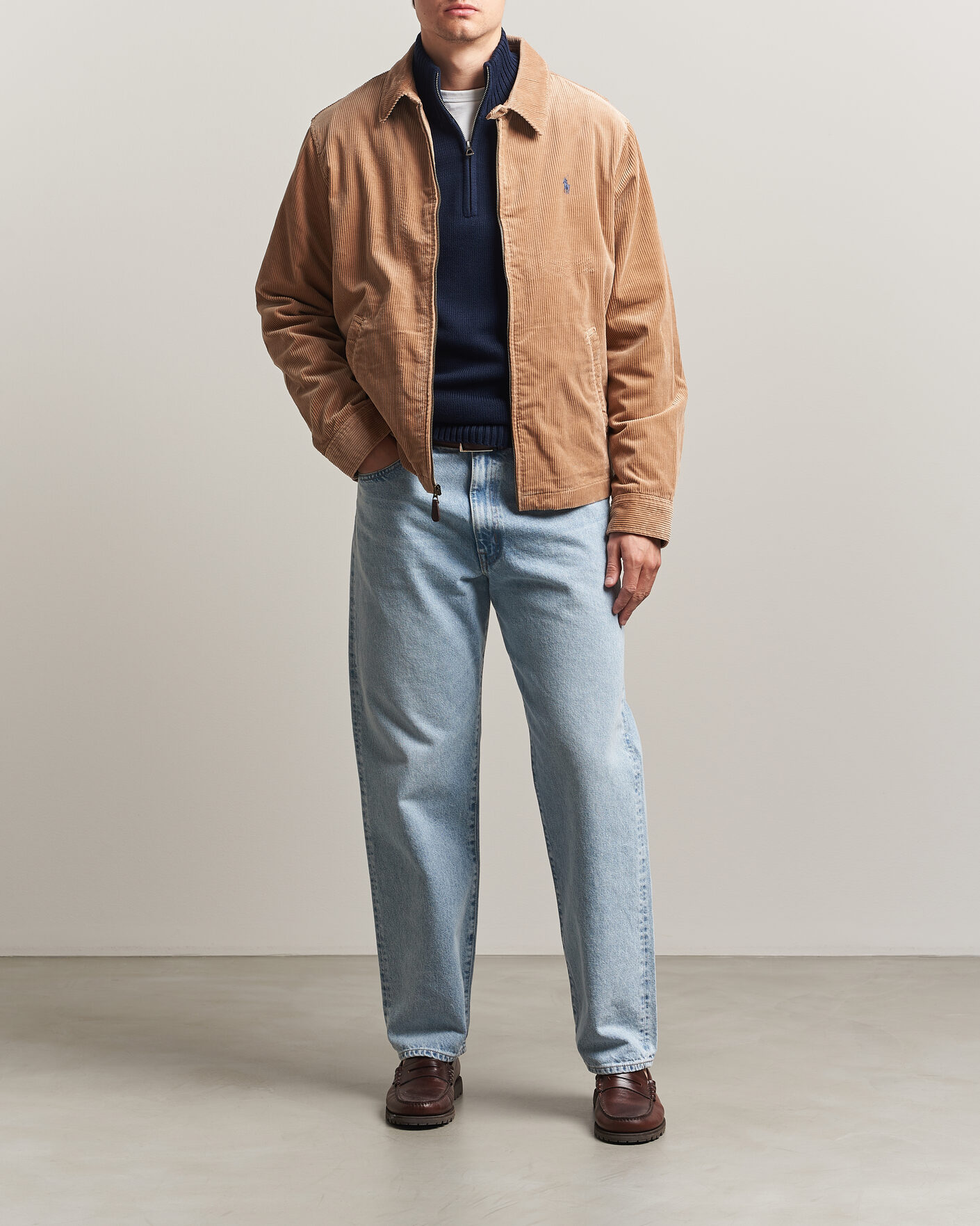 Homme | Manteaux Et Vestes | Polo Ralph Lauren | Wale Corduroy Windbreaker Vintage Khaki