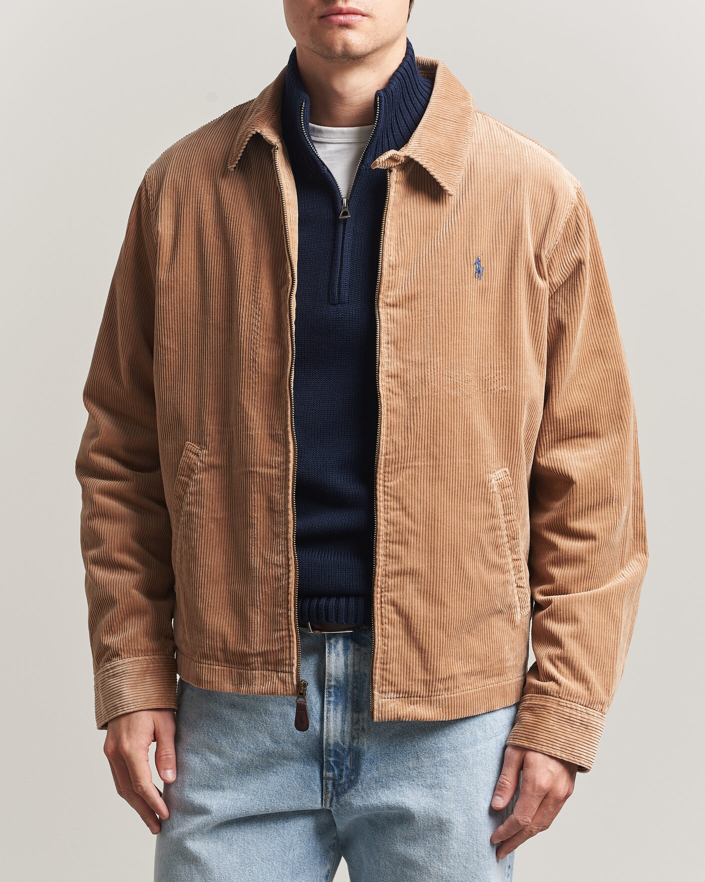 Homme | Manteaux Et Vestes | Polo Ralph Lauren | Wale Corduroy Windbreaker Vintage Khaki