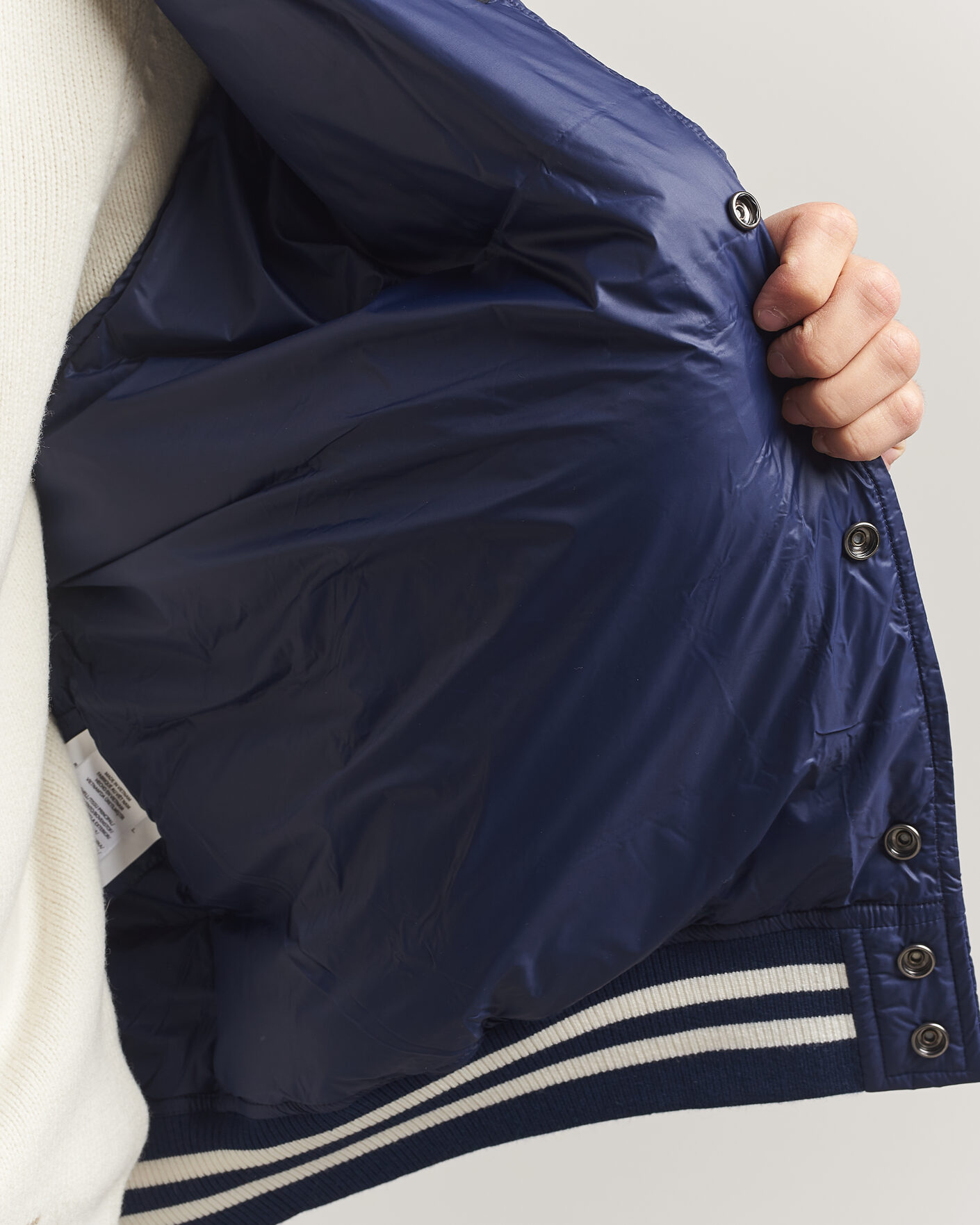 Heren | Jassen | Polo Ralph Lauren | Quilted Letterman Jacket Newport Navy