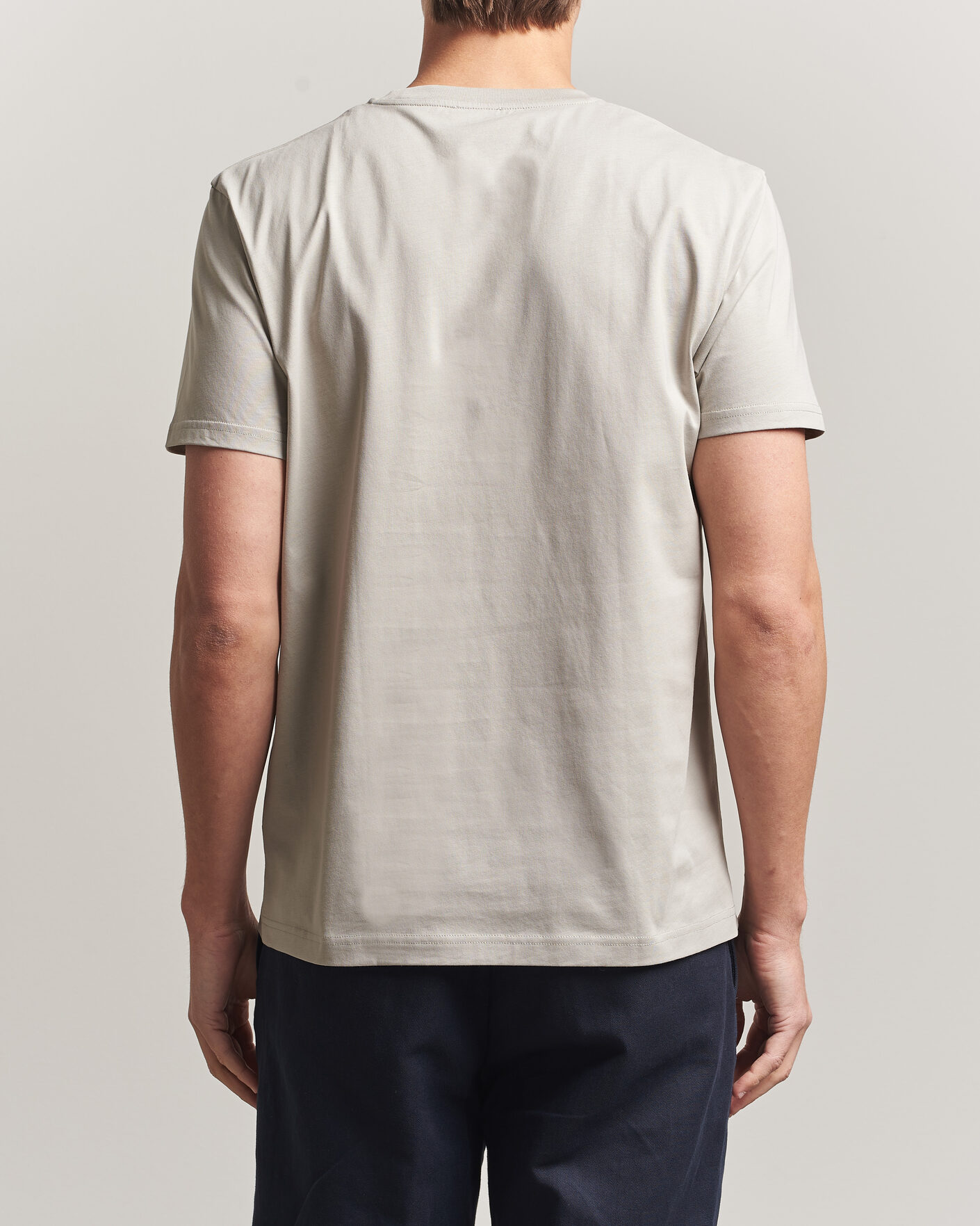Homme | T-shirts | Sunspel | Riviera Midweight T-Shirt Ash