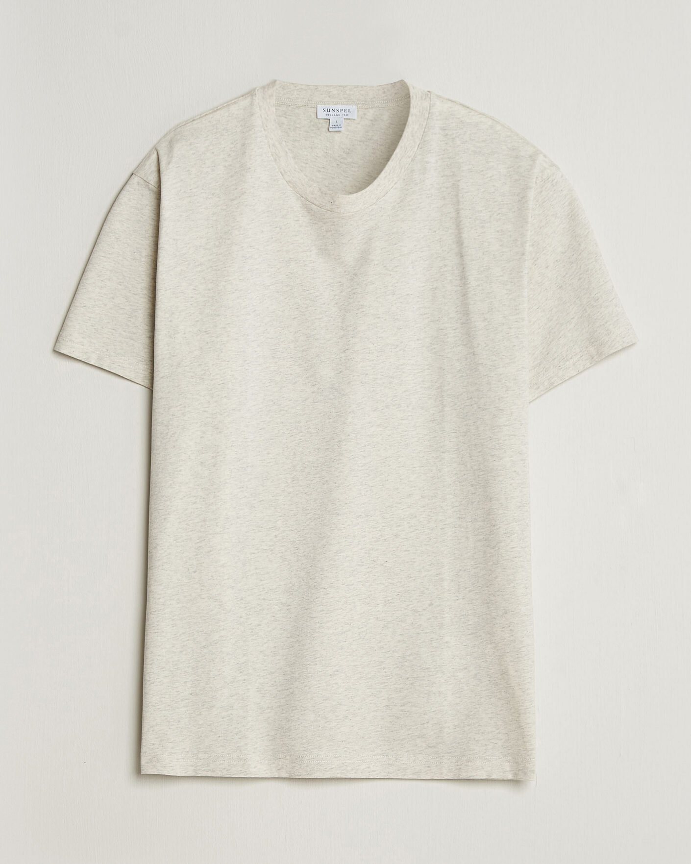 Homme | T-shirts | Sunspel | Riviera Midweight T-Shirt Archive White