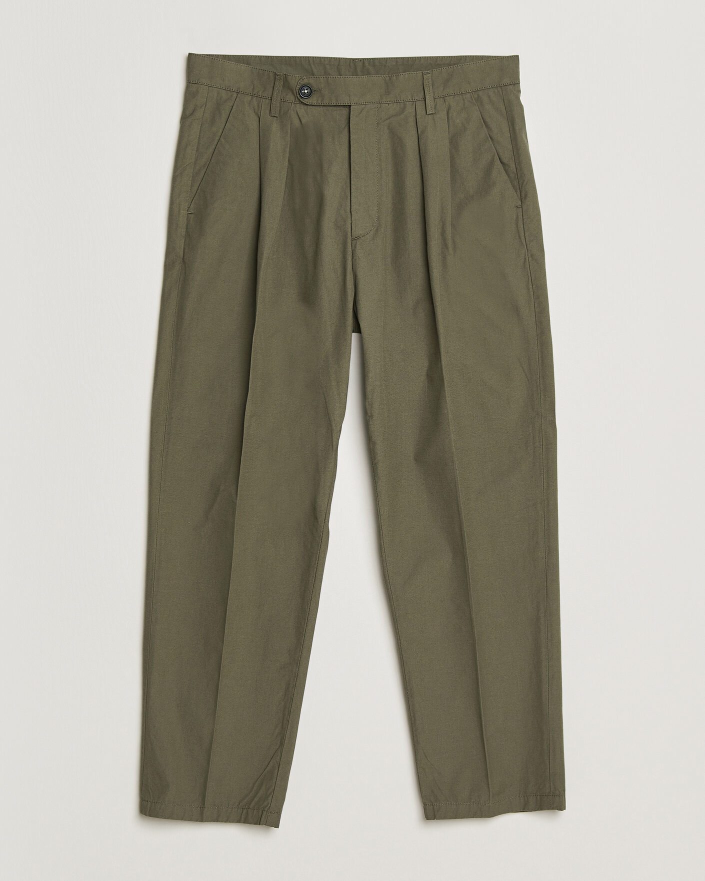 Homme | Pantalons | Massimo Alba | Stan Pleated Chinos Military
