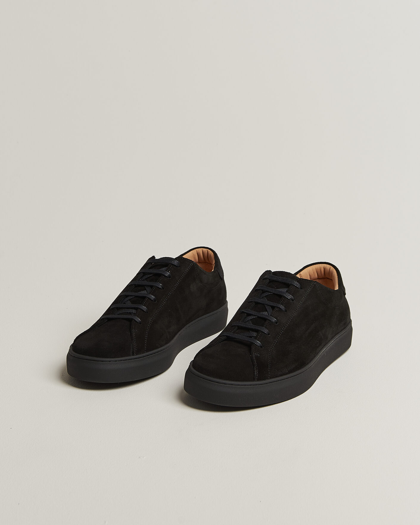 Homme | Baskets | Myrqvist | Oaxen Monochrome III Sneakers Black Suede