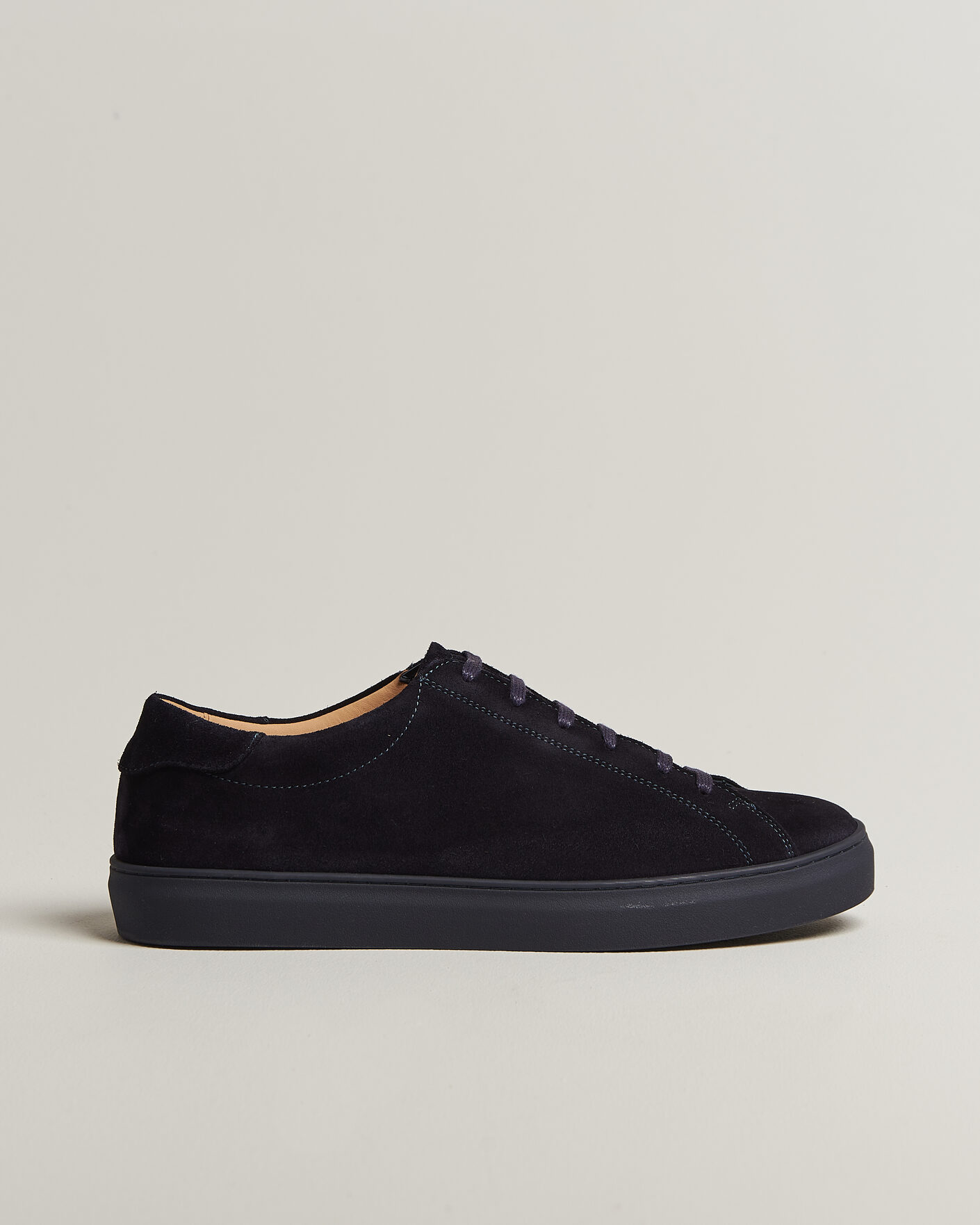 Homme | Baskets | Myrqvist | Oaxen Monochrome III Sneakers Navy Suede