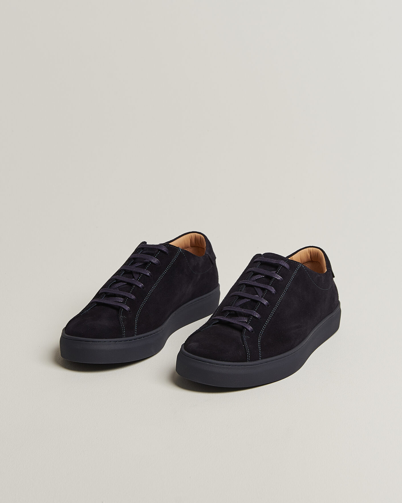 Homme | Baskets | Myrqvist | Oaxen Monochrome III Sneakers Navy Suede