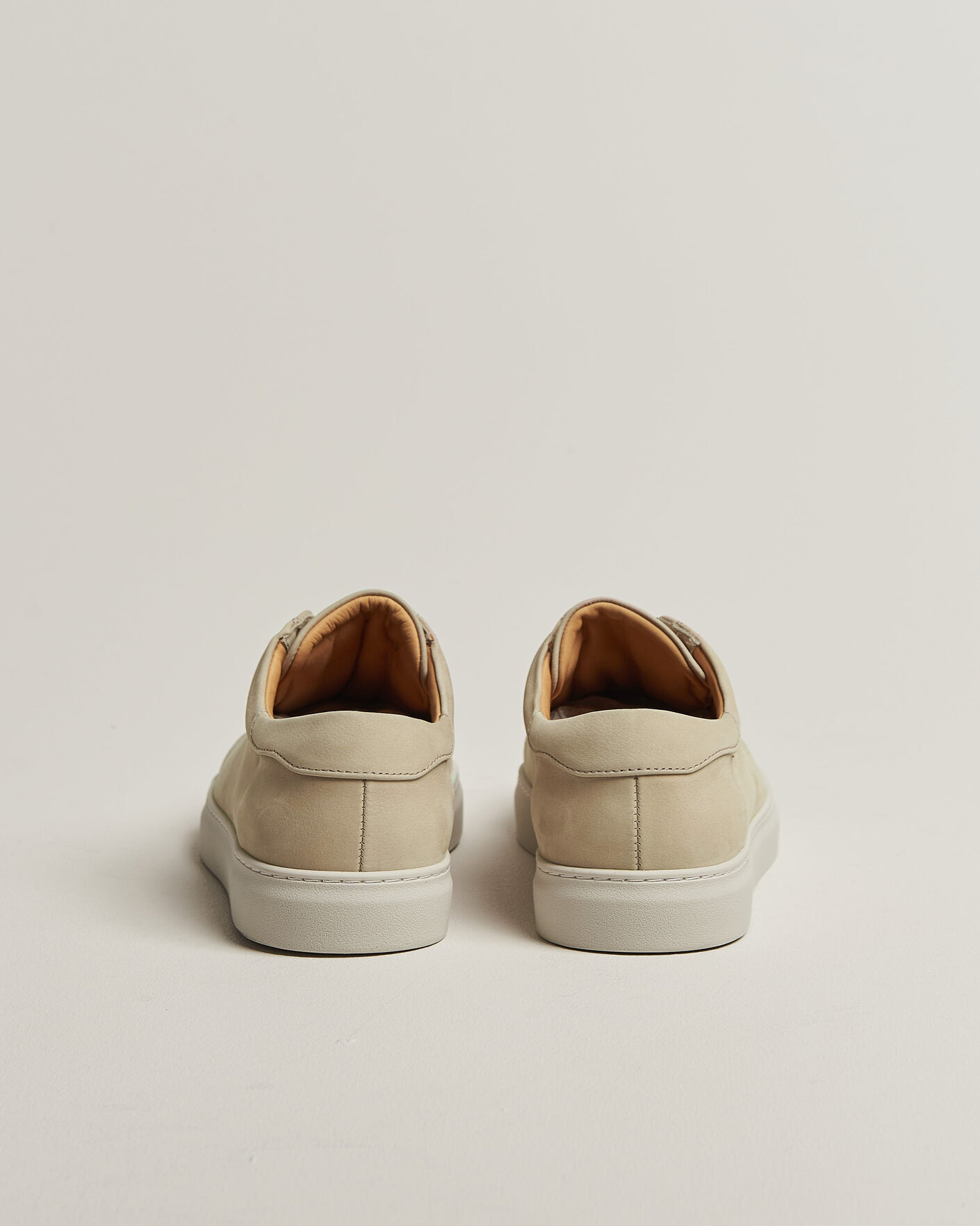Homme | Baskets | Myrqvist | Alnö Monochrome II Sneakers Beige Nubuck