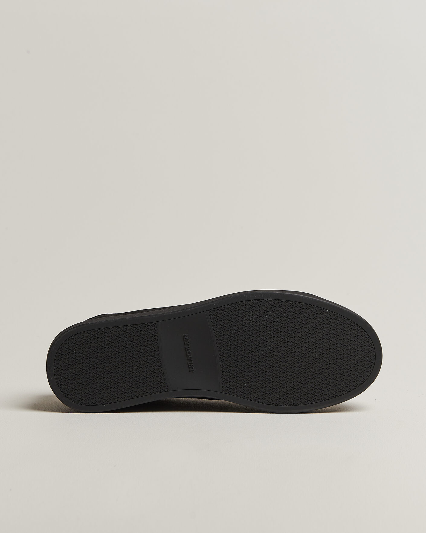 Homme | Baskets | Myrqvist | Alnö Monochrome II Sneakers Black Suede