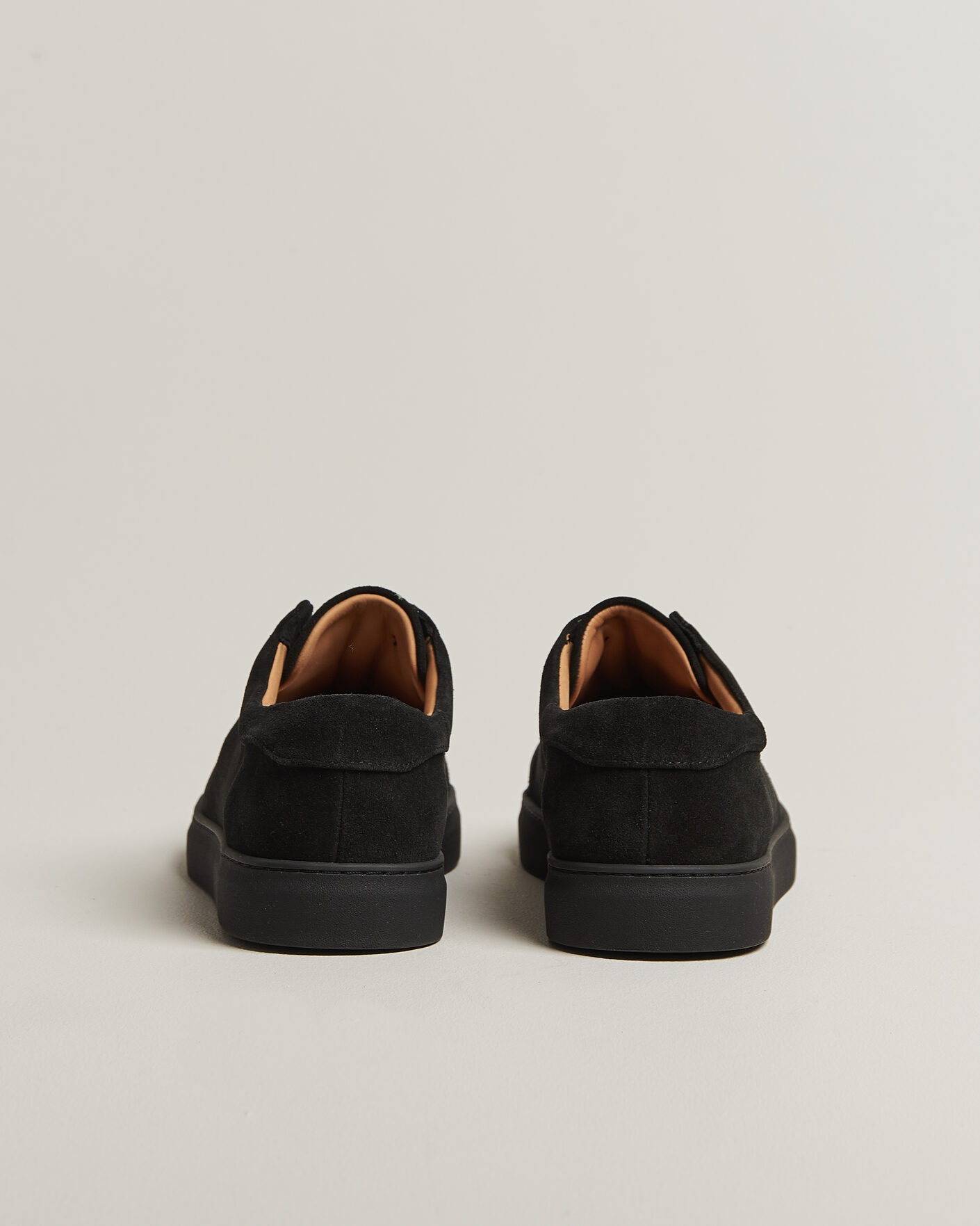 Homme | Baskets | Myrqvist | Alnö Monochrome II Sneakers Black Suede
