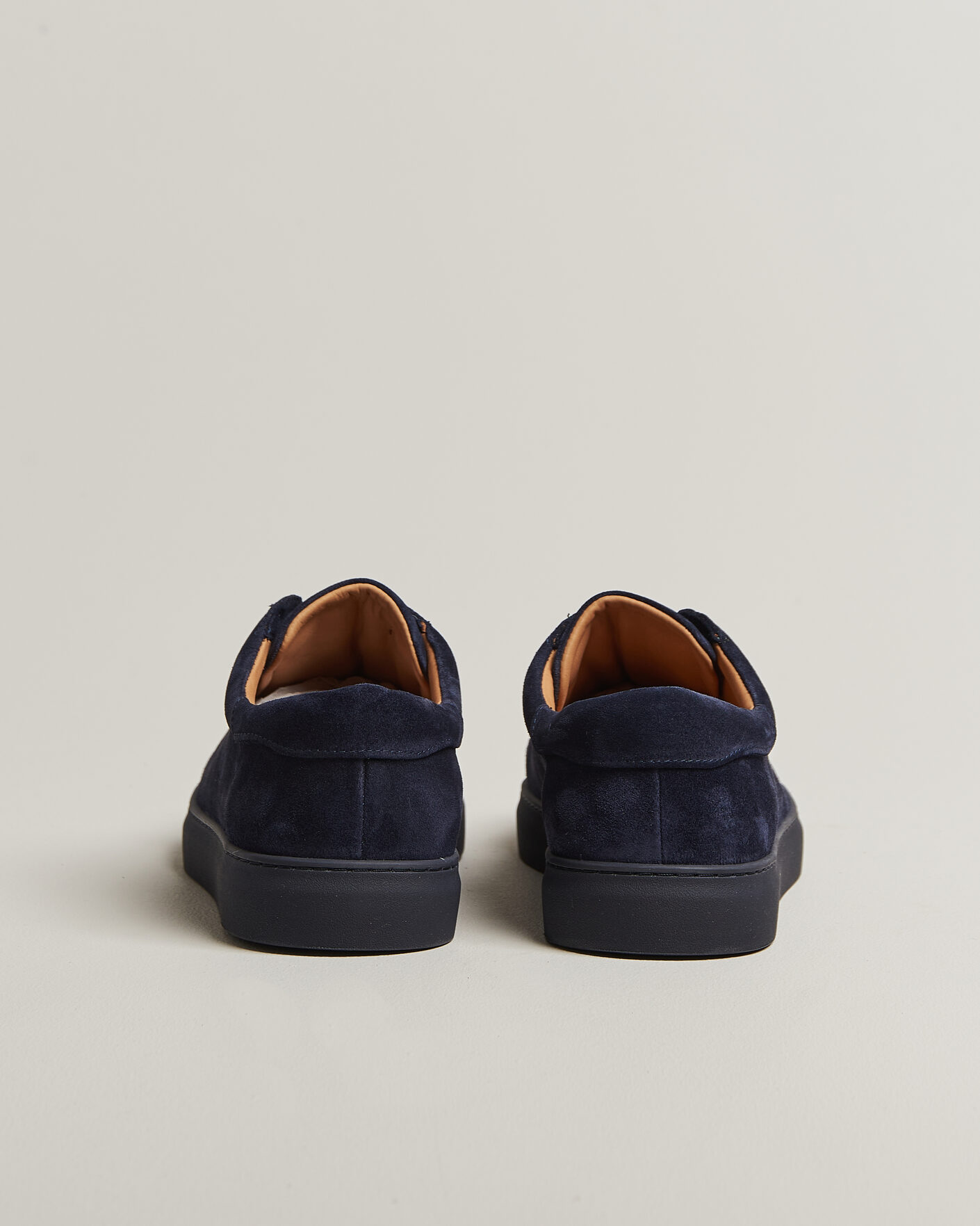 Heren | Sneakers | Myrqvist | Alnö Monochrome II Sneakers Midnight Blue Suede