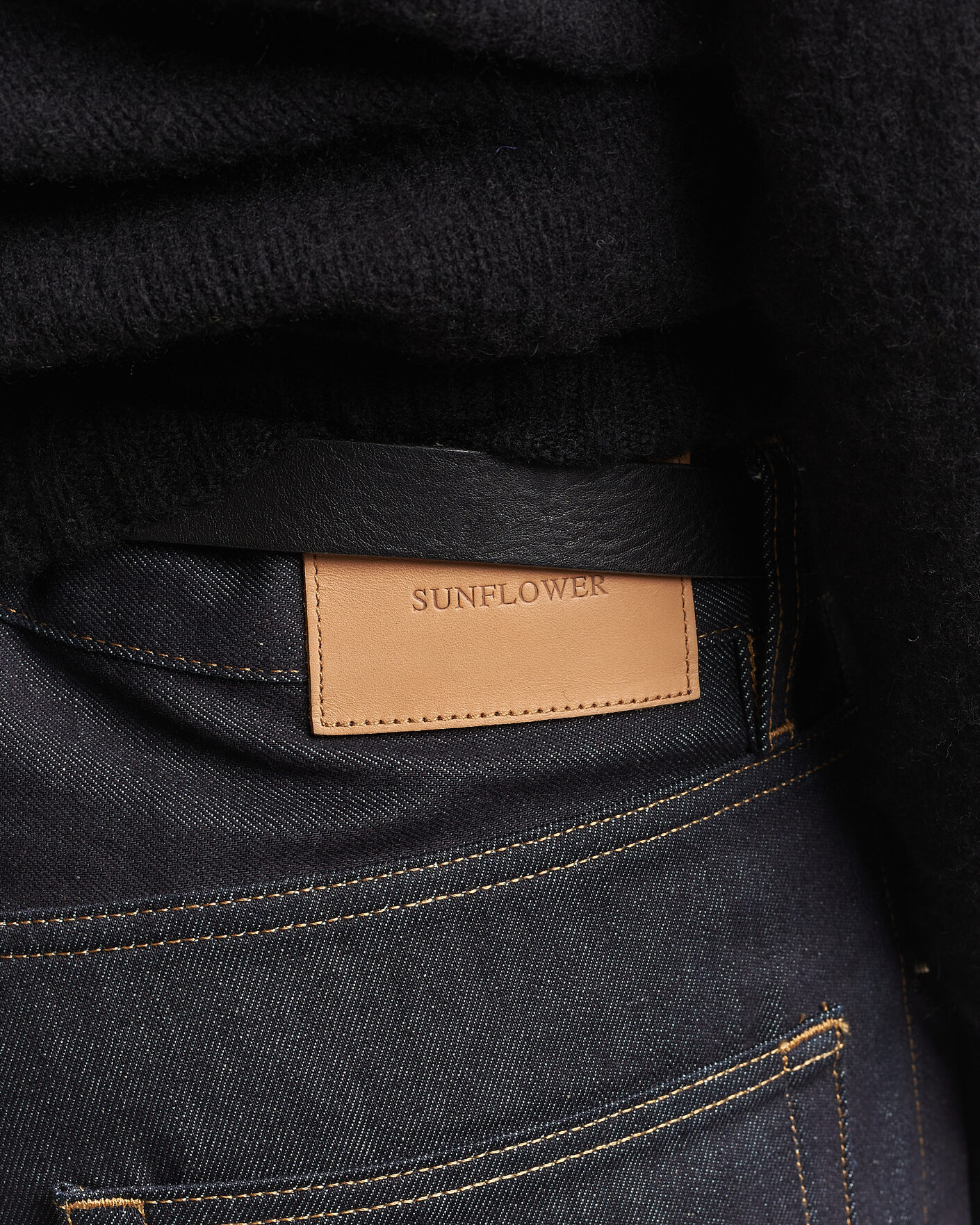 Homme | Pantalons | Sunflower | Loose Selvedge Jeans Raw Indigo