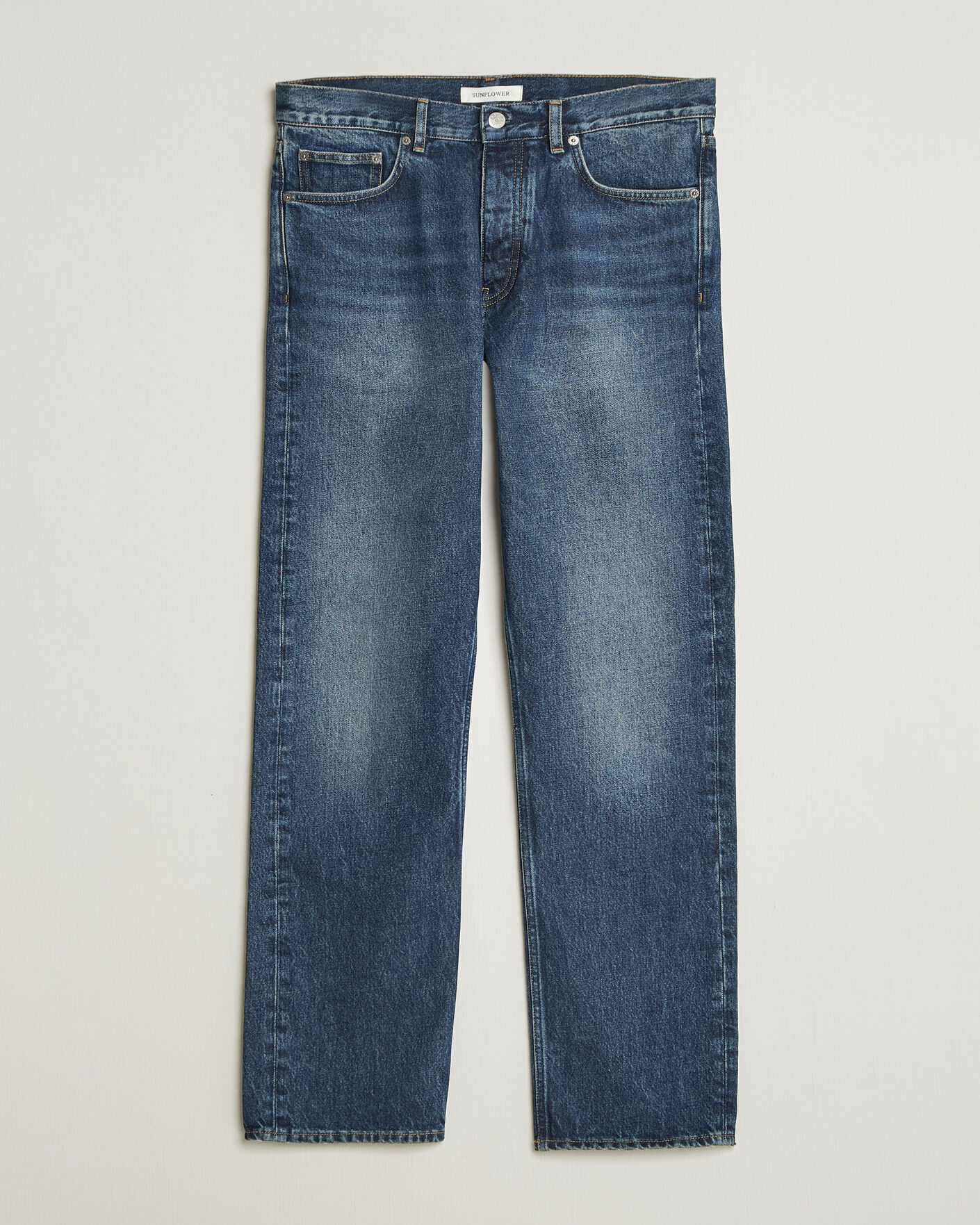 Heren | Jeans | Sunflower | New Standard Jeans Dark Blue Worn
