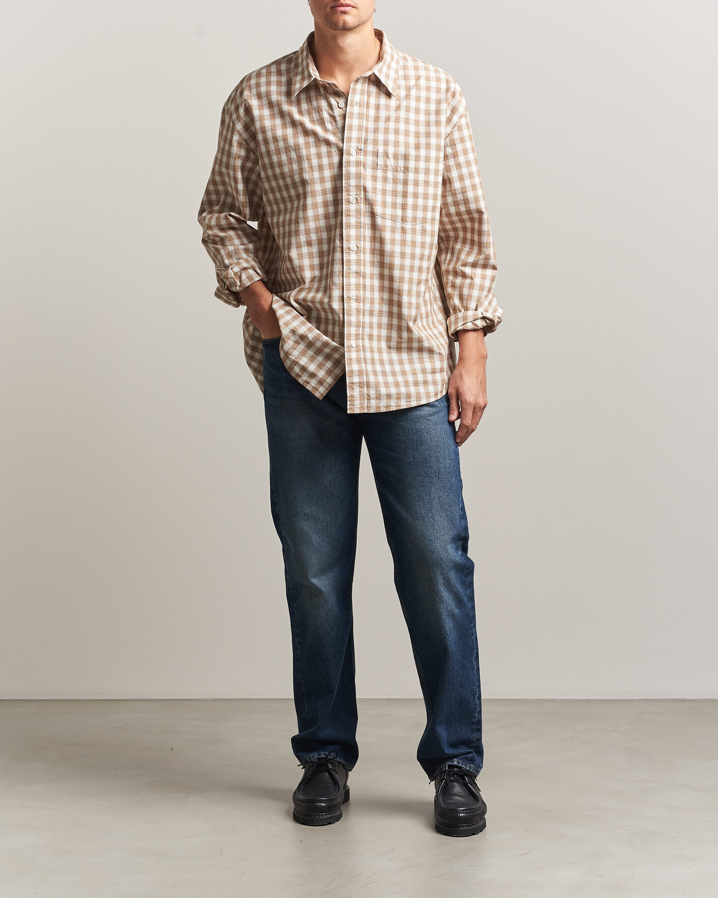Heren | Jeans | Sunflower | New Standard Jeans Dark Blue Worn