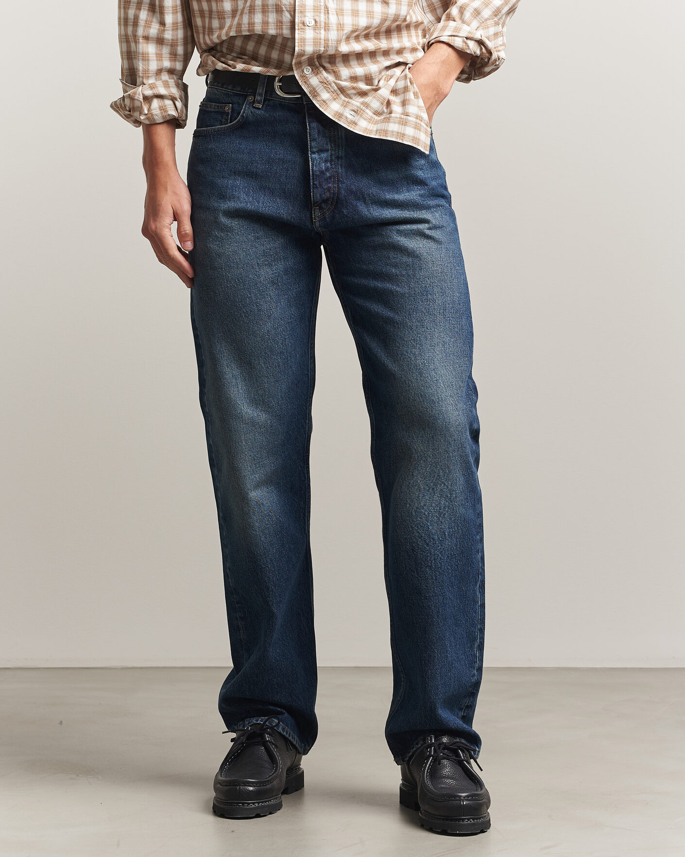Homme | Pantalons | Sunflower | New Standard Jeans Dark Blue Worn