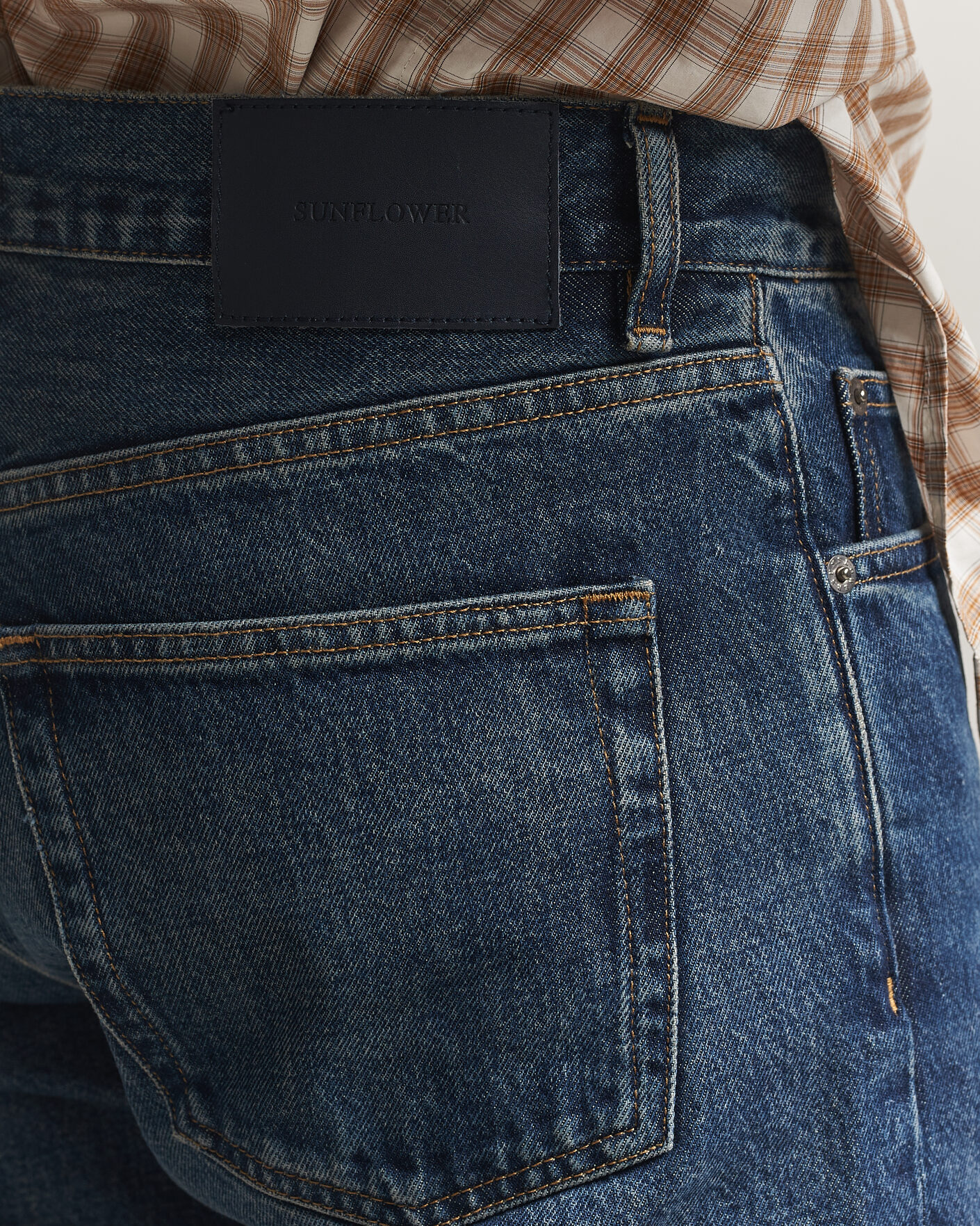 Homme | Pantalons | Sunflower | New Standard Jeans Dark Blue Worn