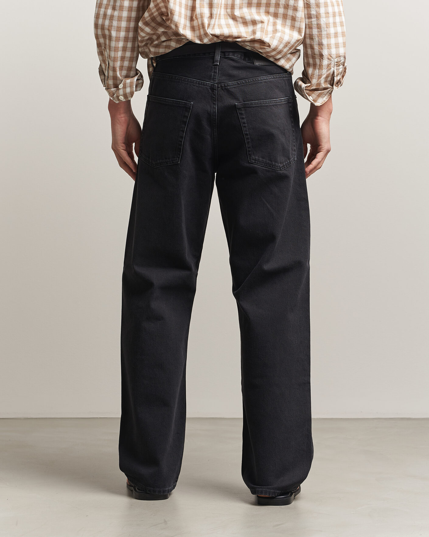 Heren | Broeken | Sunflower | Loose Jeans Washed Black