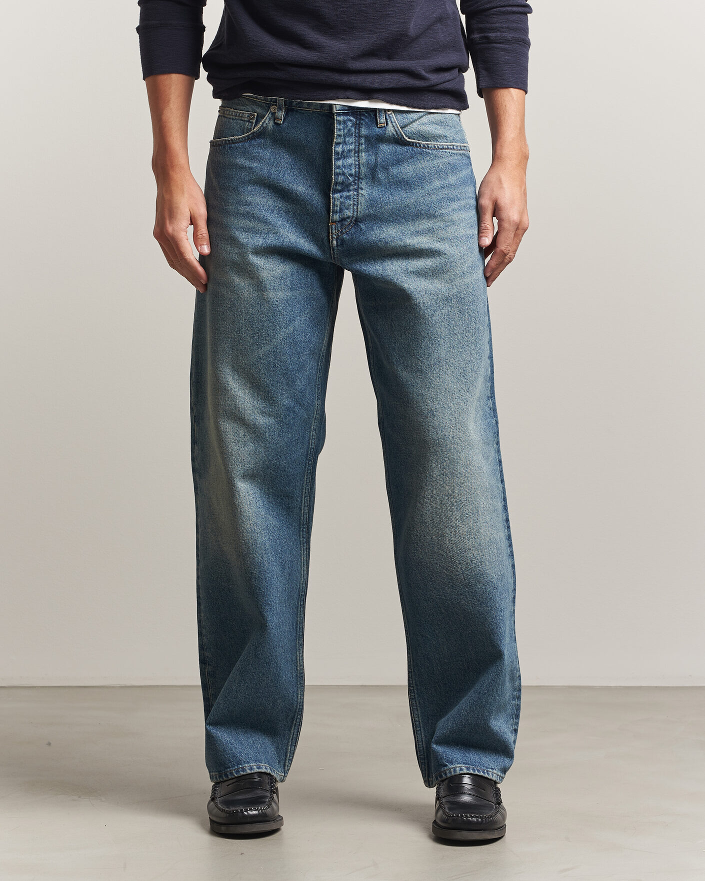 Homme | Pantalons | Sunflower | Loose Jeans Blue Vintage