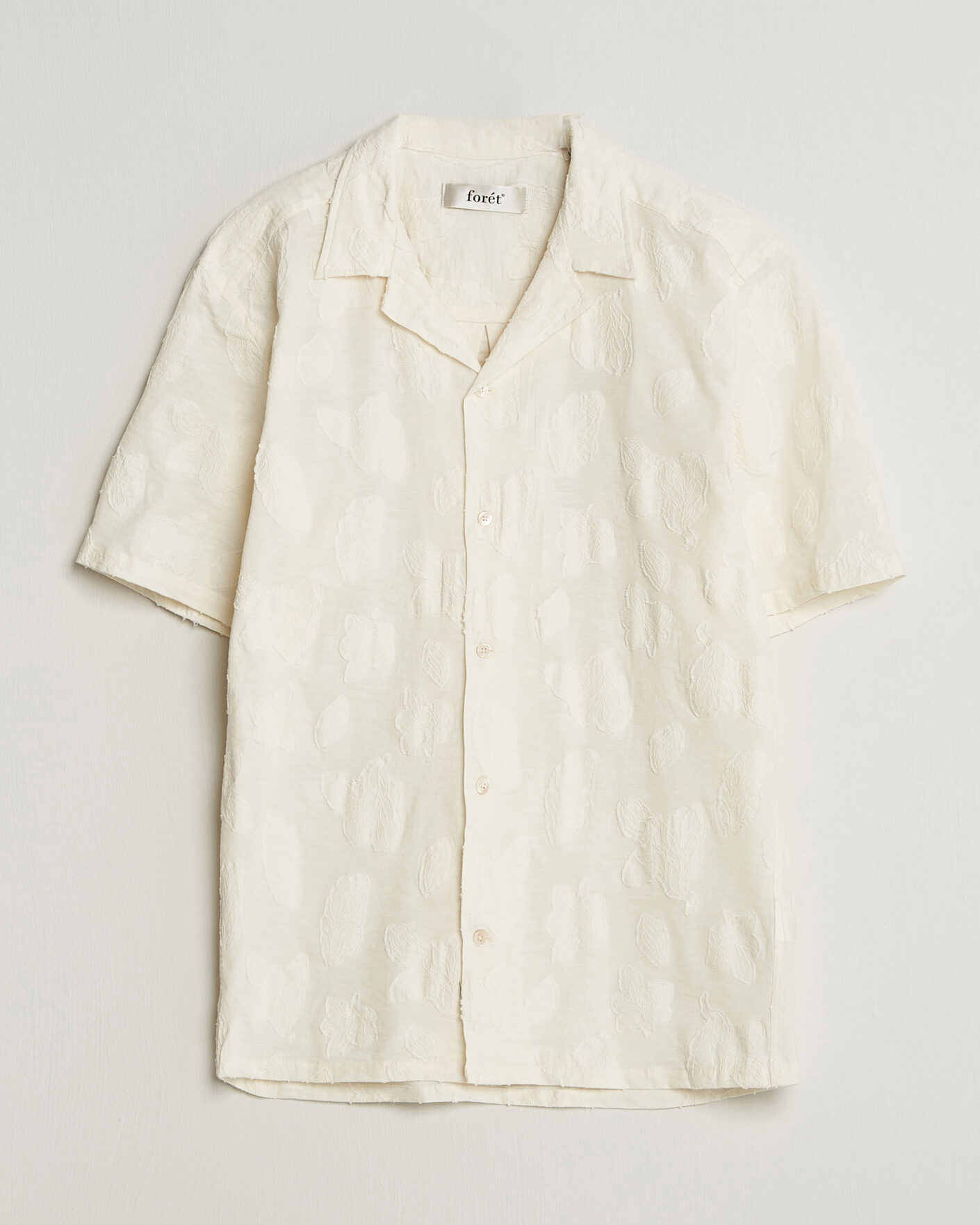 Homme | Chemises | Forét | Peer Jaquard Short Sleeve Shirt Cloud