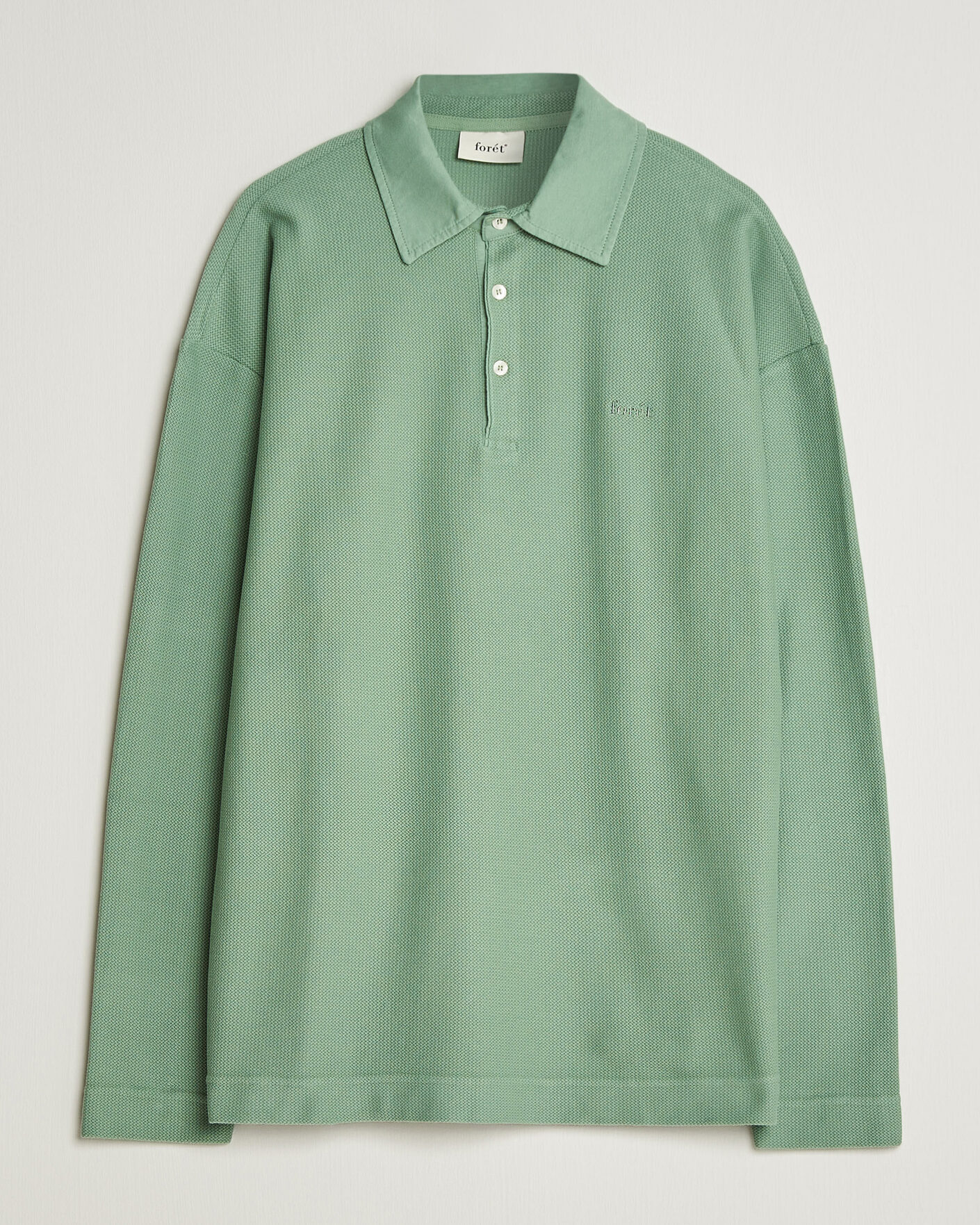 Homme | Pulls Et Tricots | Forét | Herb Textured Knit Polo Green Oxide