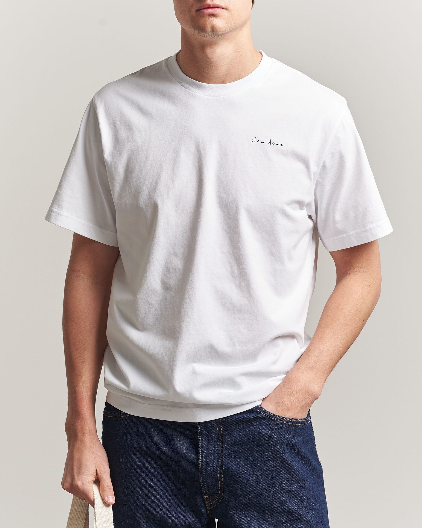 Homme | T-shirts | Forét | Slow Down T-Shirt White