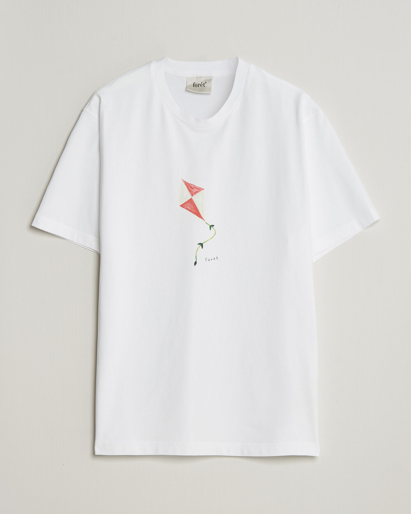 Heren | T-shirts | Forét | Fly T-Shirt White
