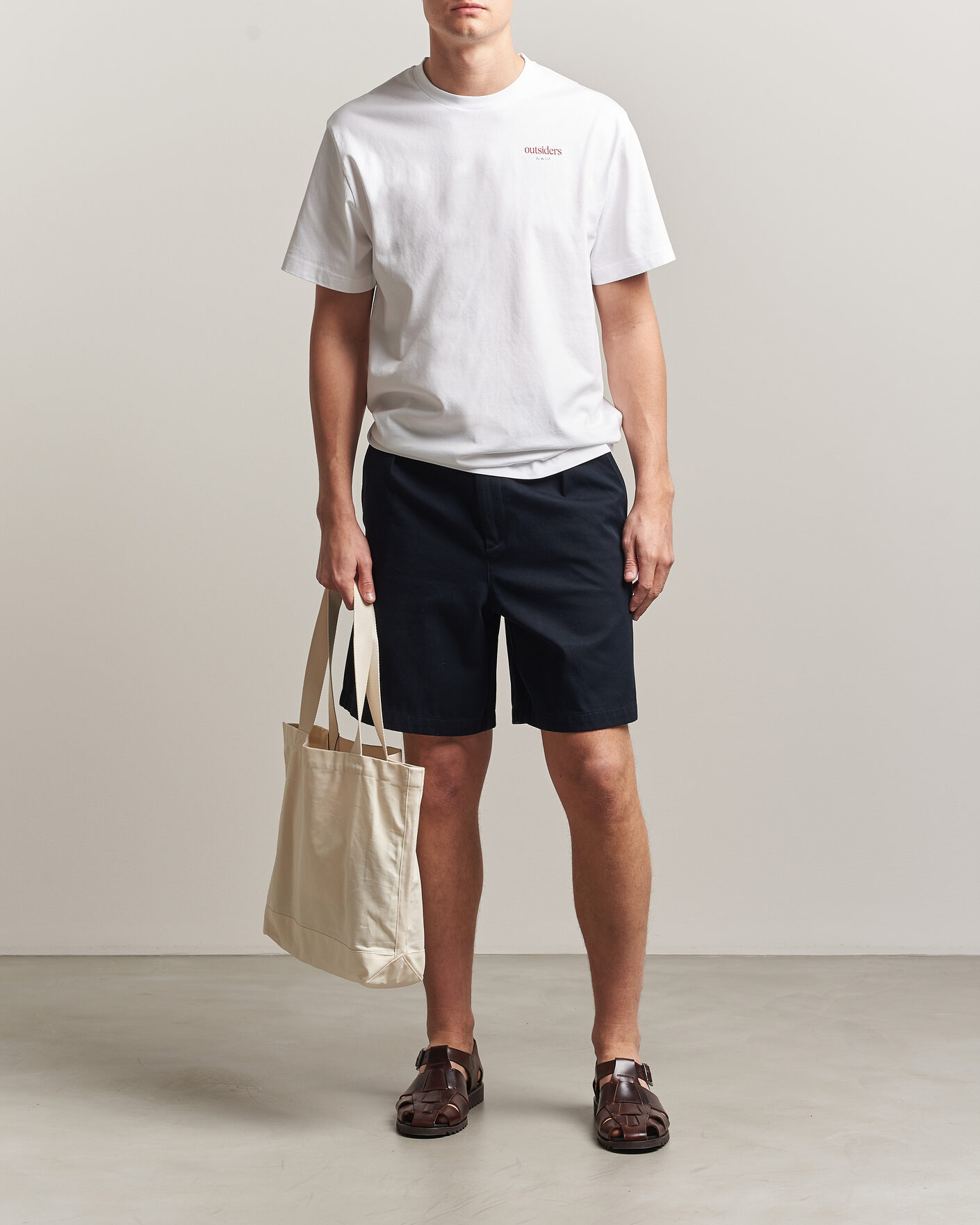 Heren | T-shirts | Forét | To Do Back Print T-Shirt White