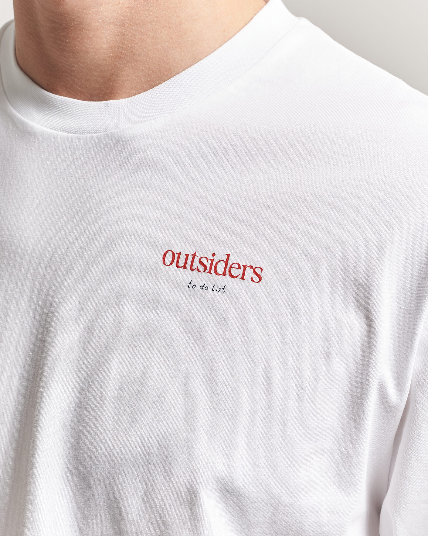 Homme | T-shirts | Forét | To Do Back Print T-Shirt White