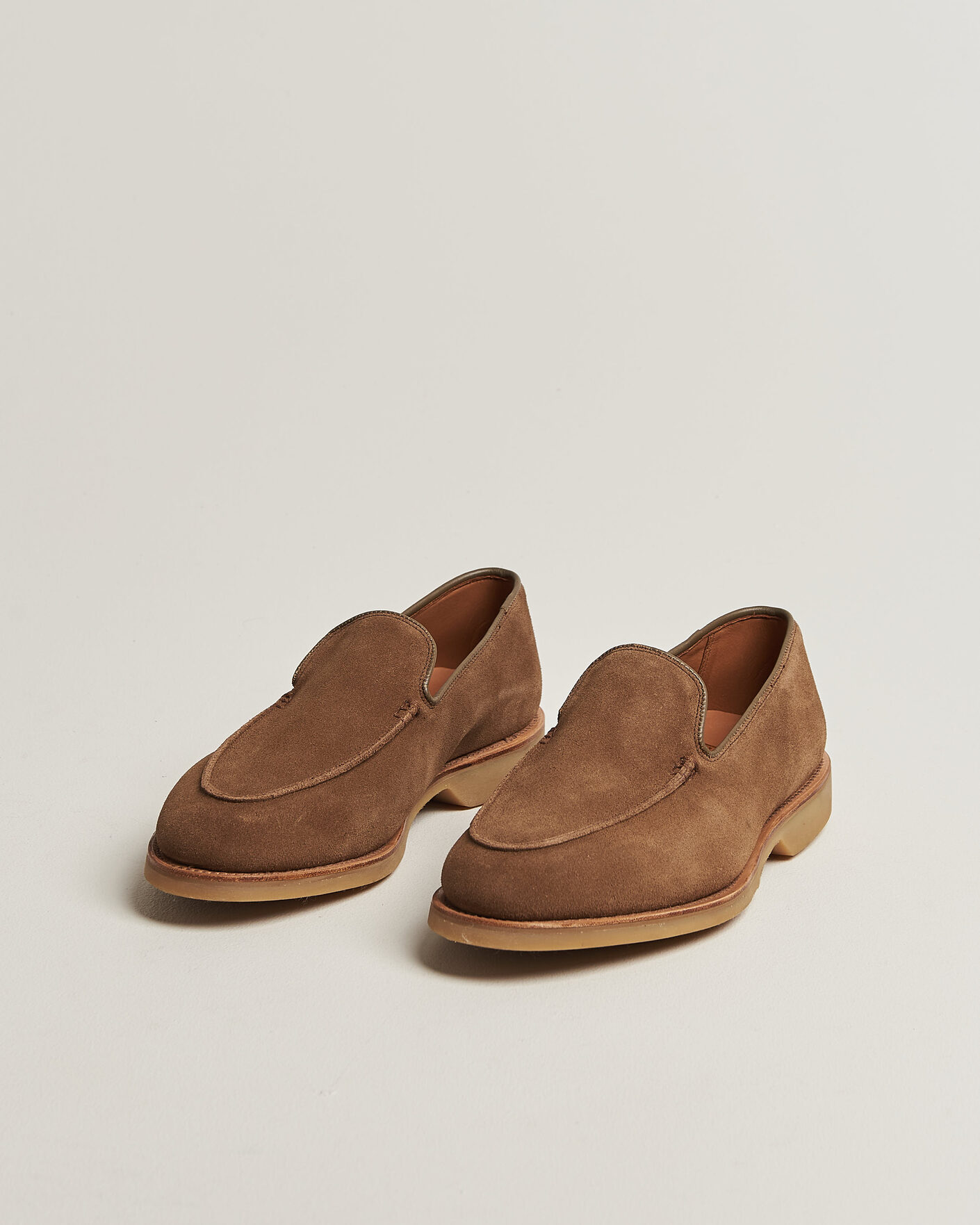Heren | Instappers | Crockett & Jones | Salcombe 2 Loafer Wedge Sole Desert Suede