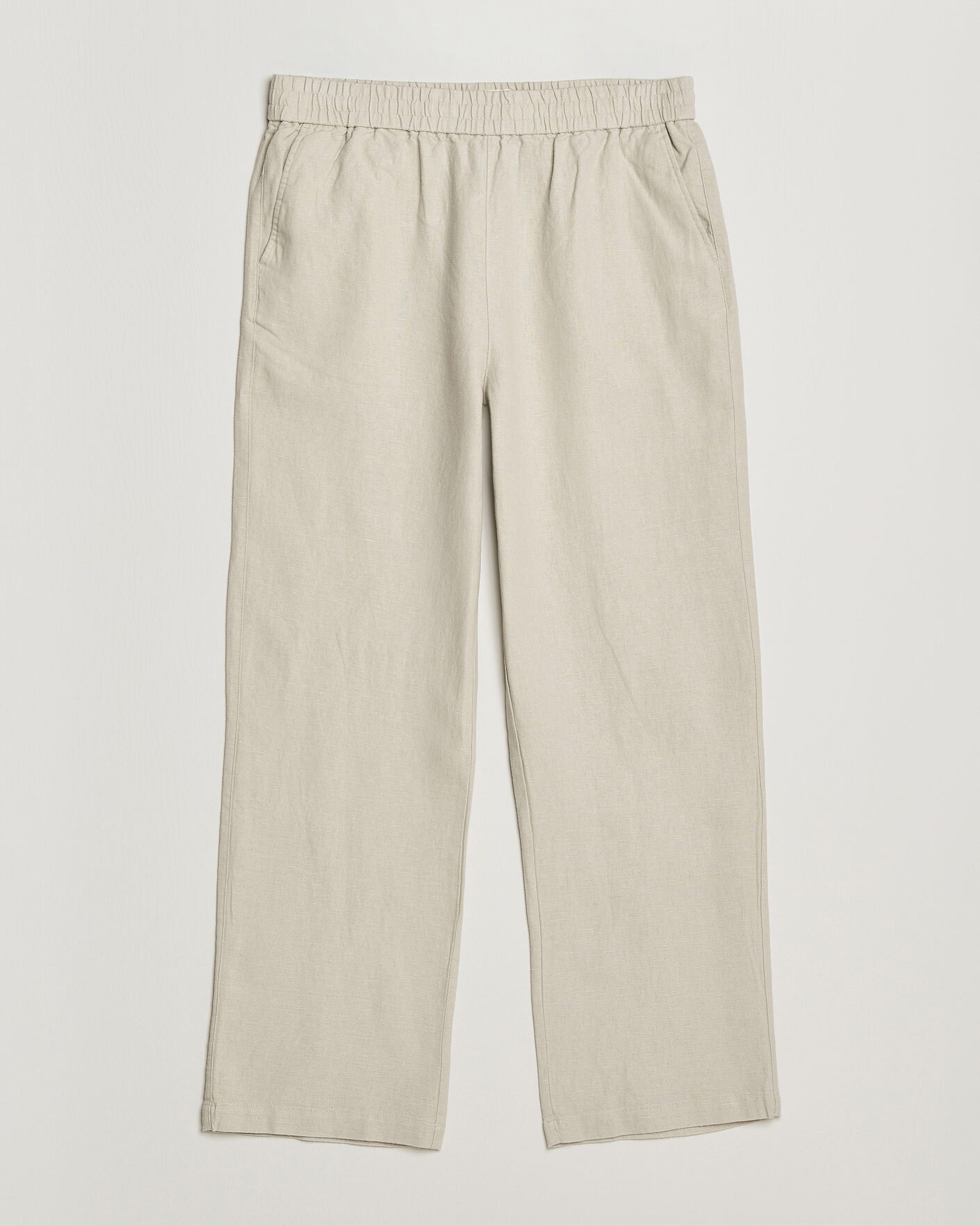 Heren | Broeken | LES DEUX | Linen Casual Pants Light Sand